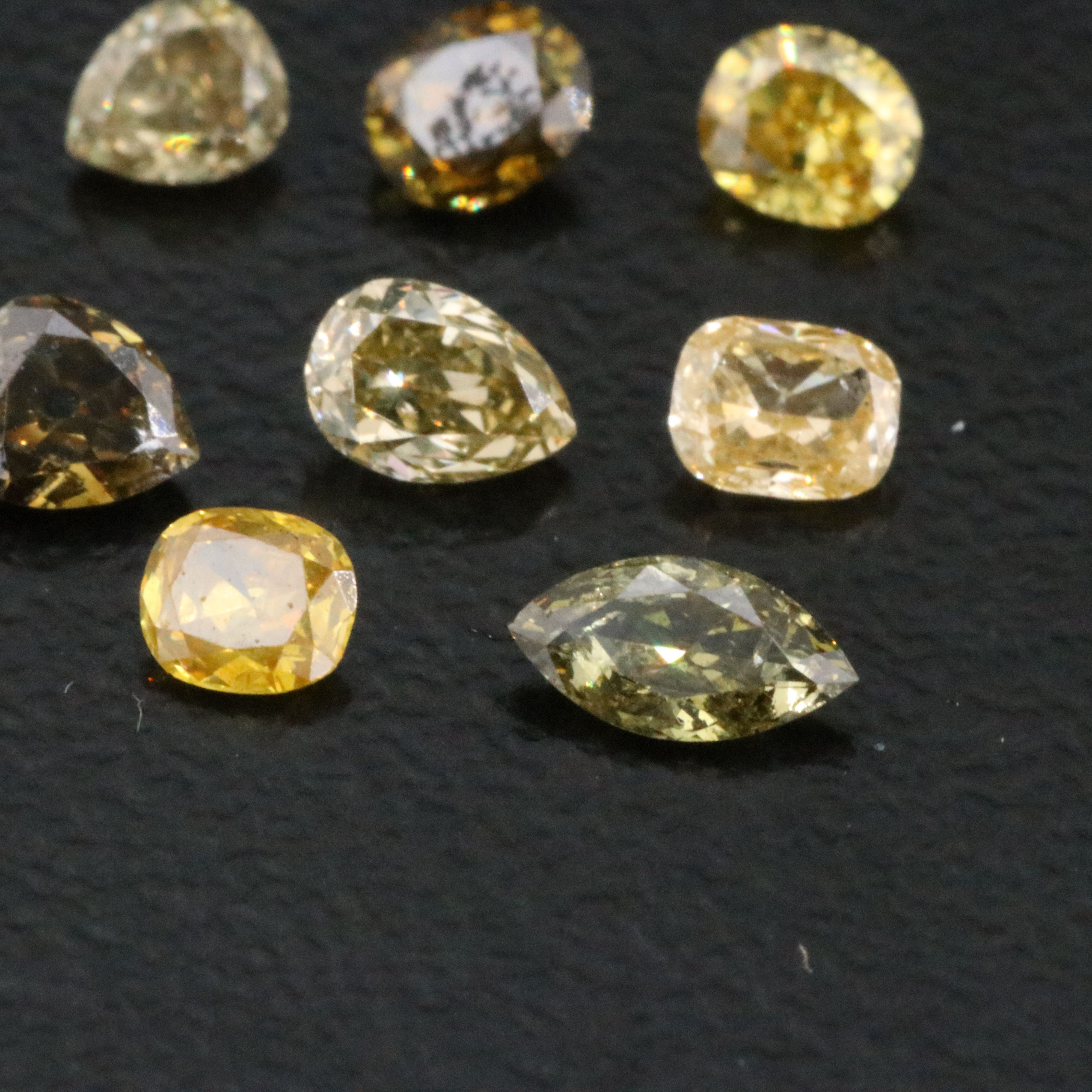 Loose 1.01 CTW Diamond Lot Including Fancy Color