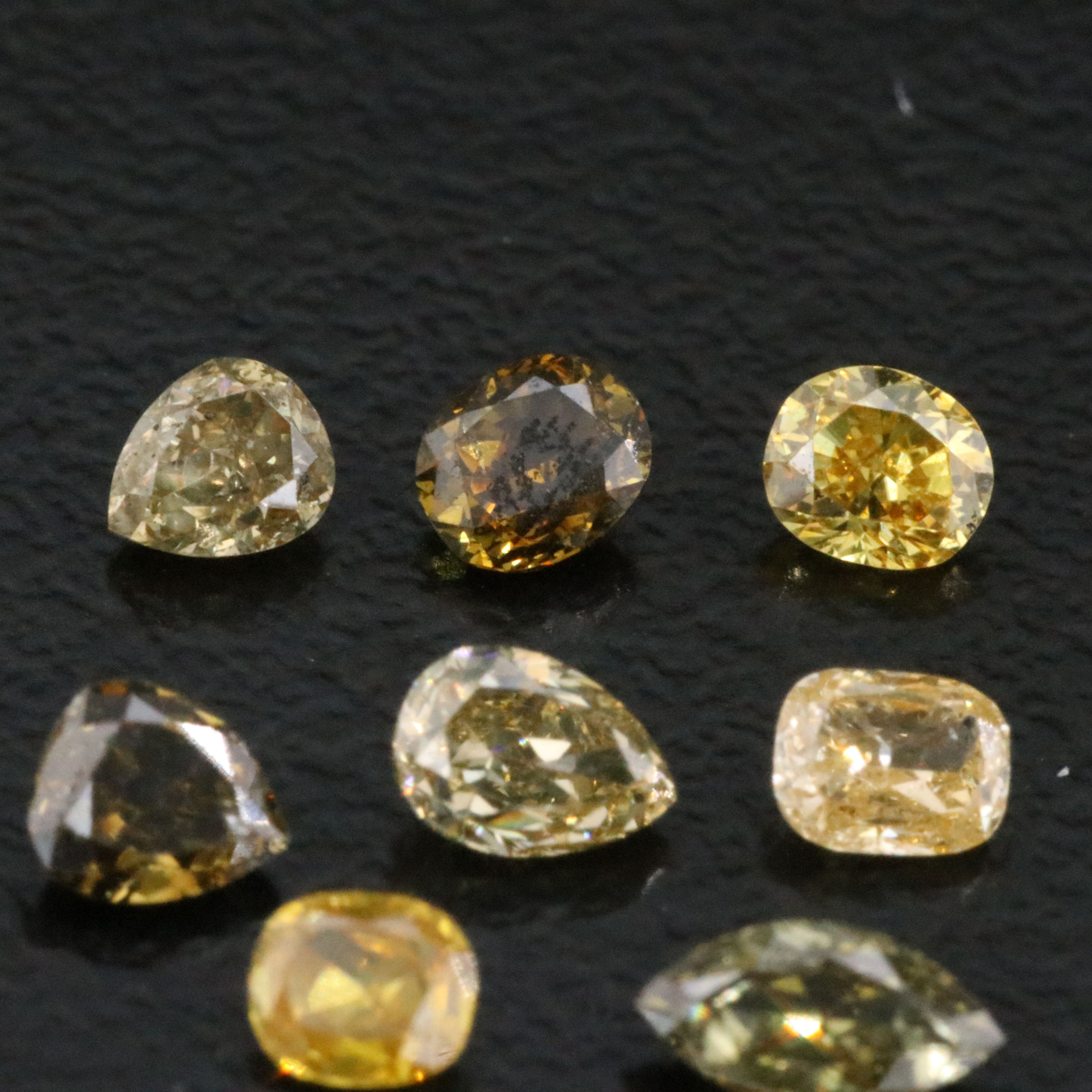 Loose 1.01 CTW Diamond Lot Including Fancy Color