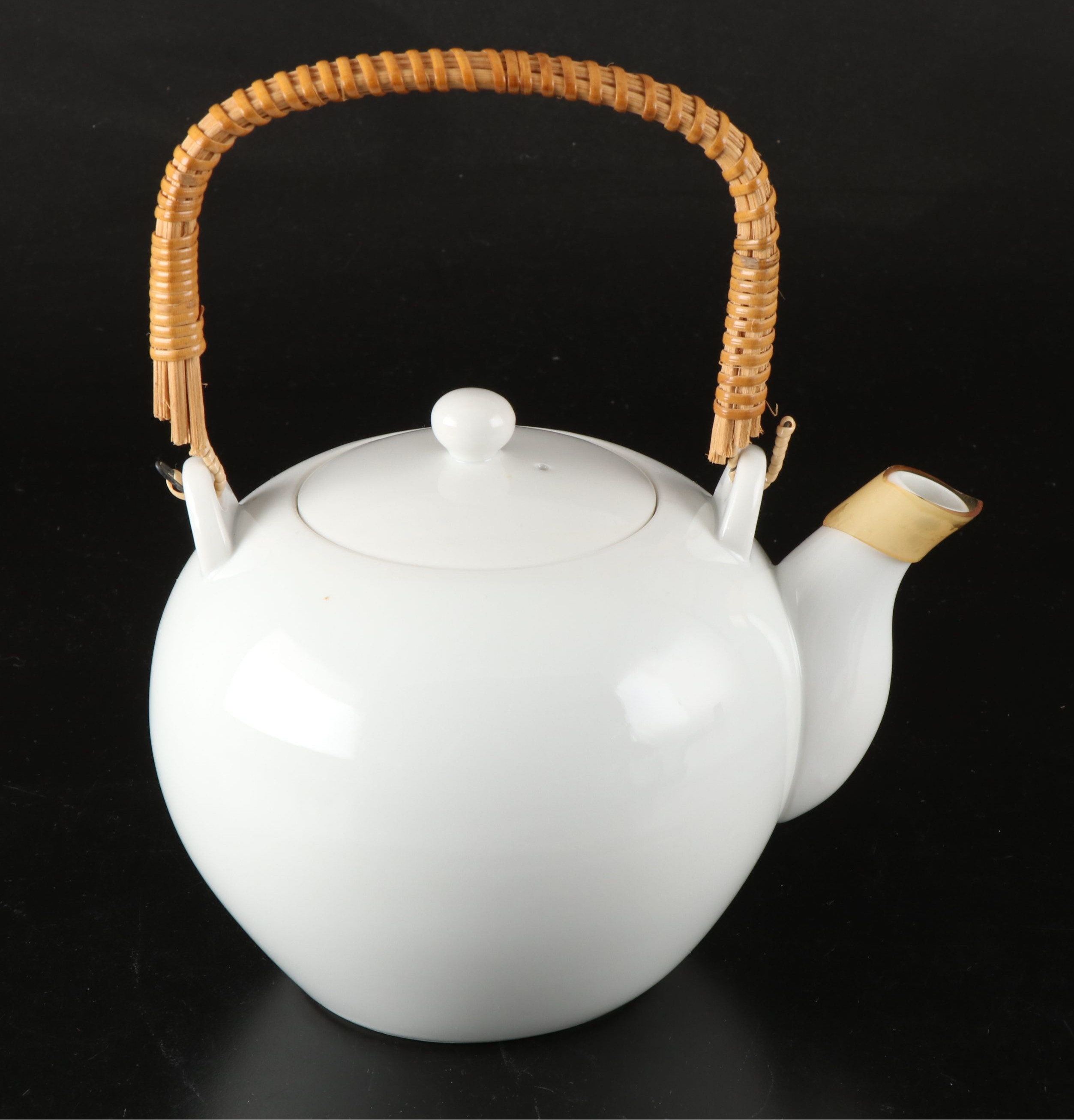 Japanese Blue Floral Porcelain Sake Set with Other Tea Set