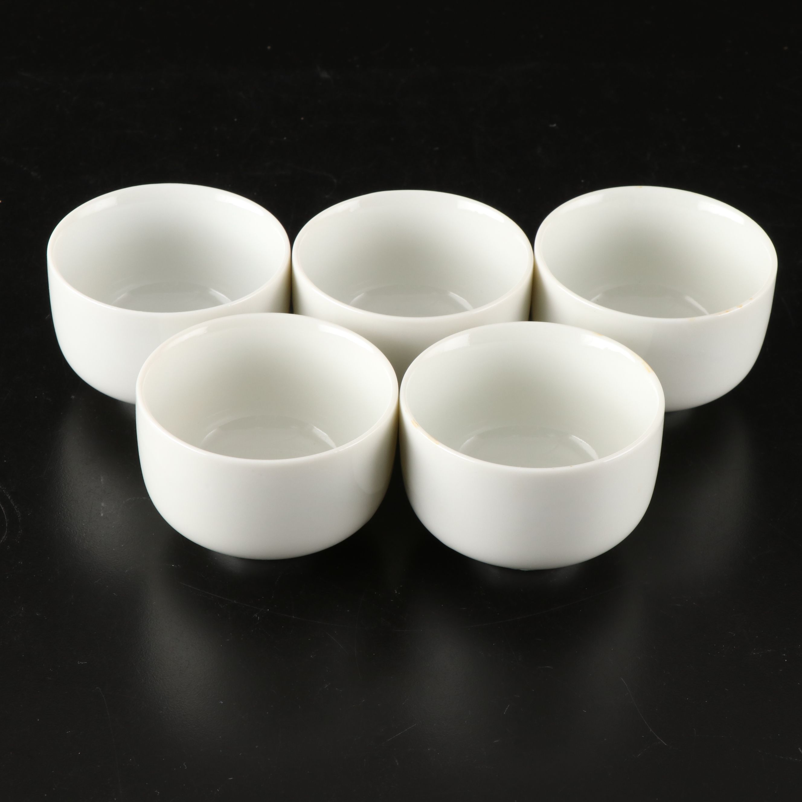 Japanese Blue Floral Porcelain Sake Set with Other Tea Set