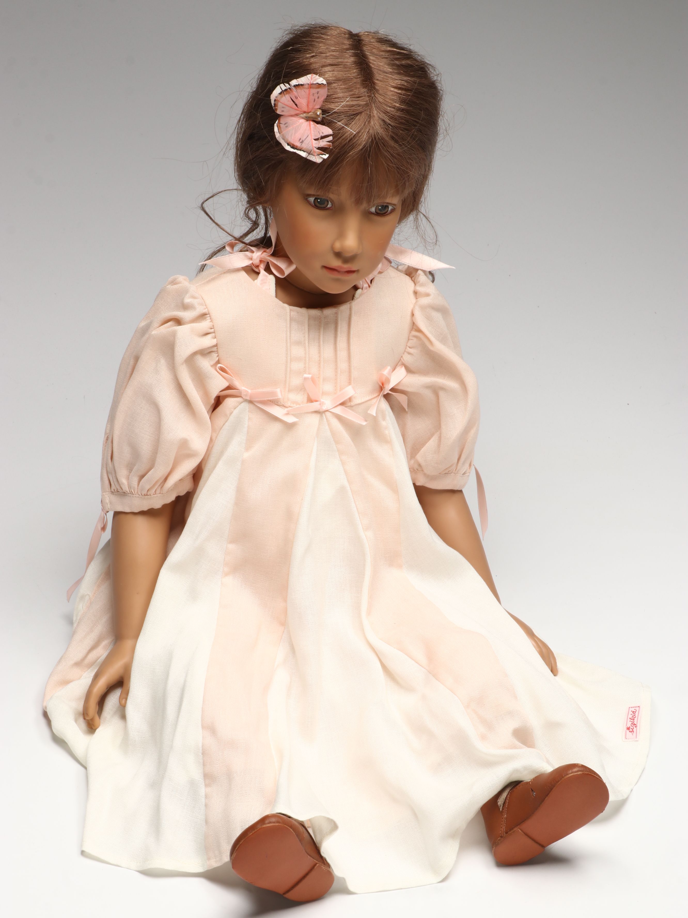 Sigikid German Vinyl Doll with Human Hair