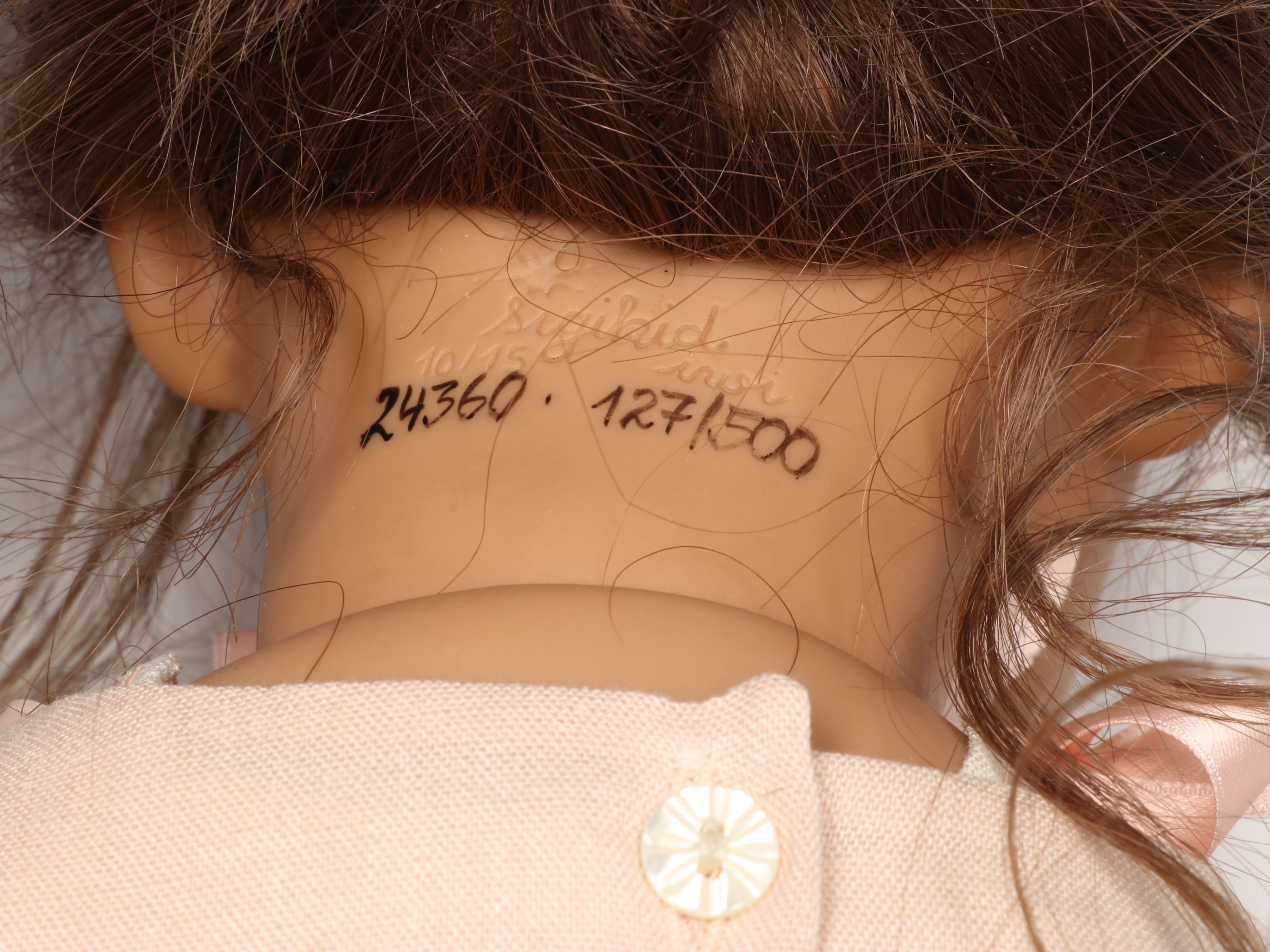 Sigikid German Vinyl Doll with Human Hair