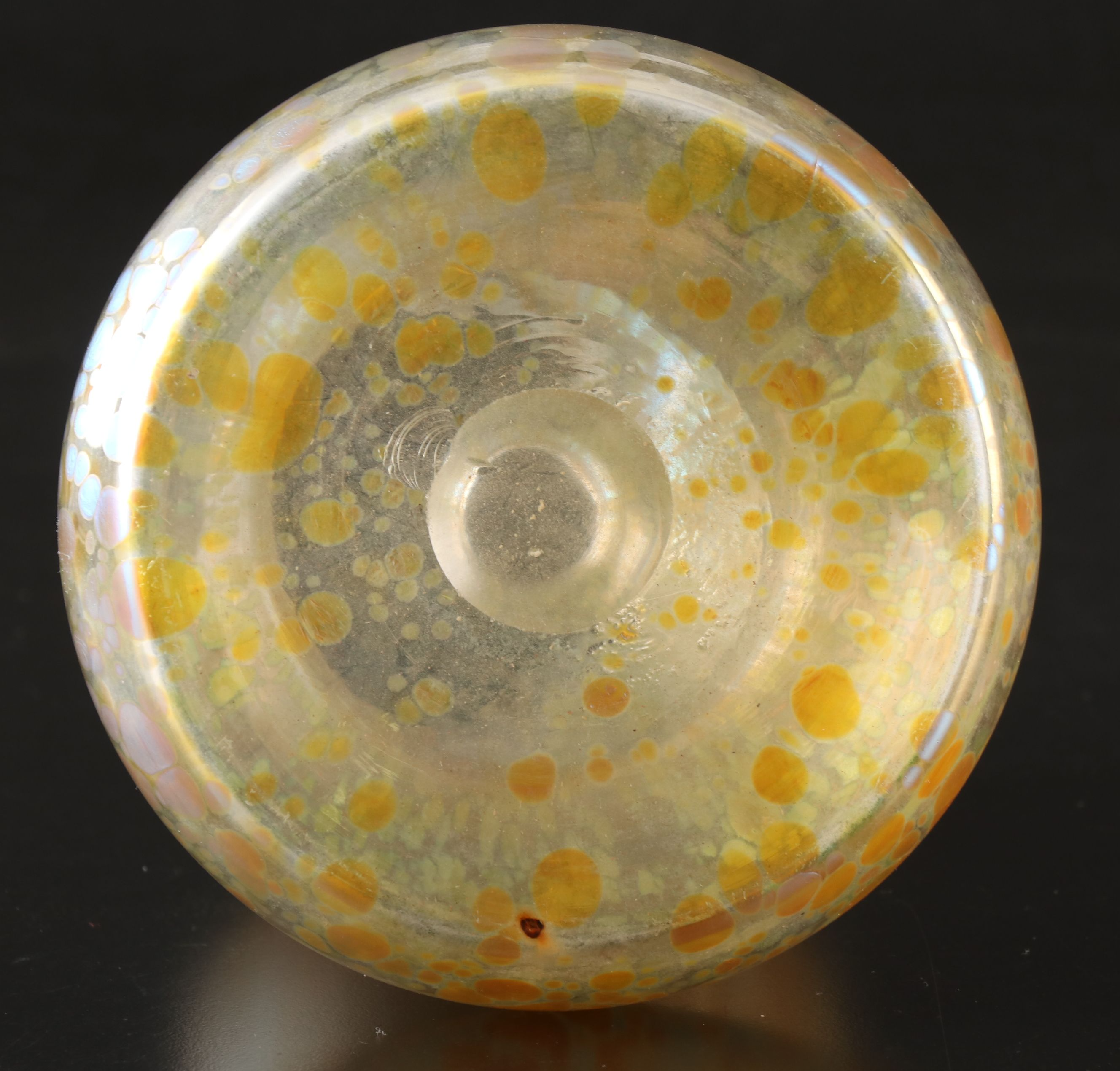 Loetz Candia Papillon Dimpled Art Glass Vase, Late 19th/Early 20th Century