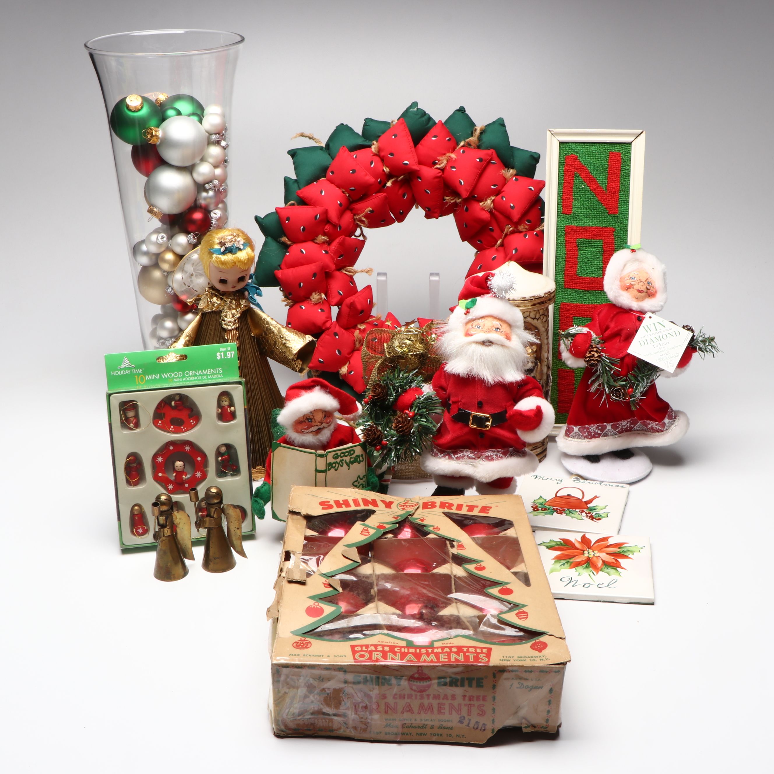 Max Eckardt & Sons "Shiny Brite" Ornaments and Other Vintage Christmas Décor