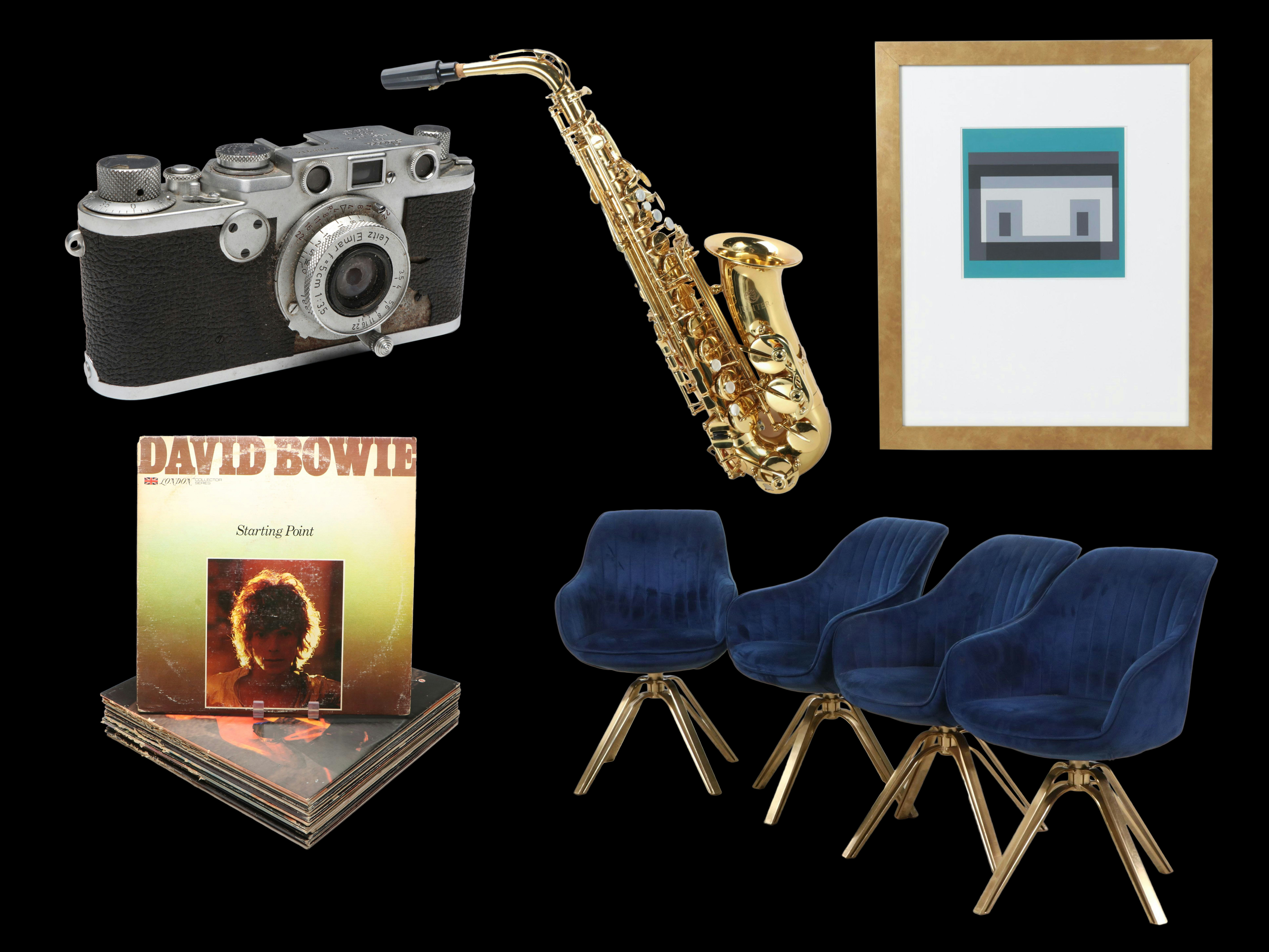 The Mid Mod Studio: Music Memorabilia & Sleek Contemporary Design