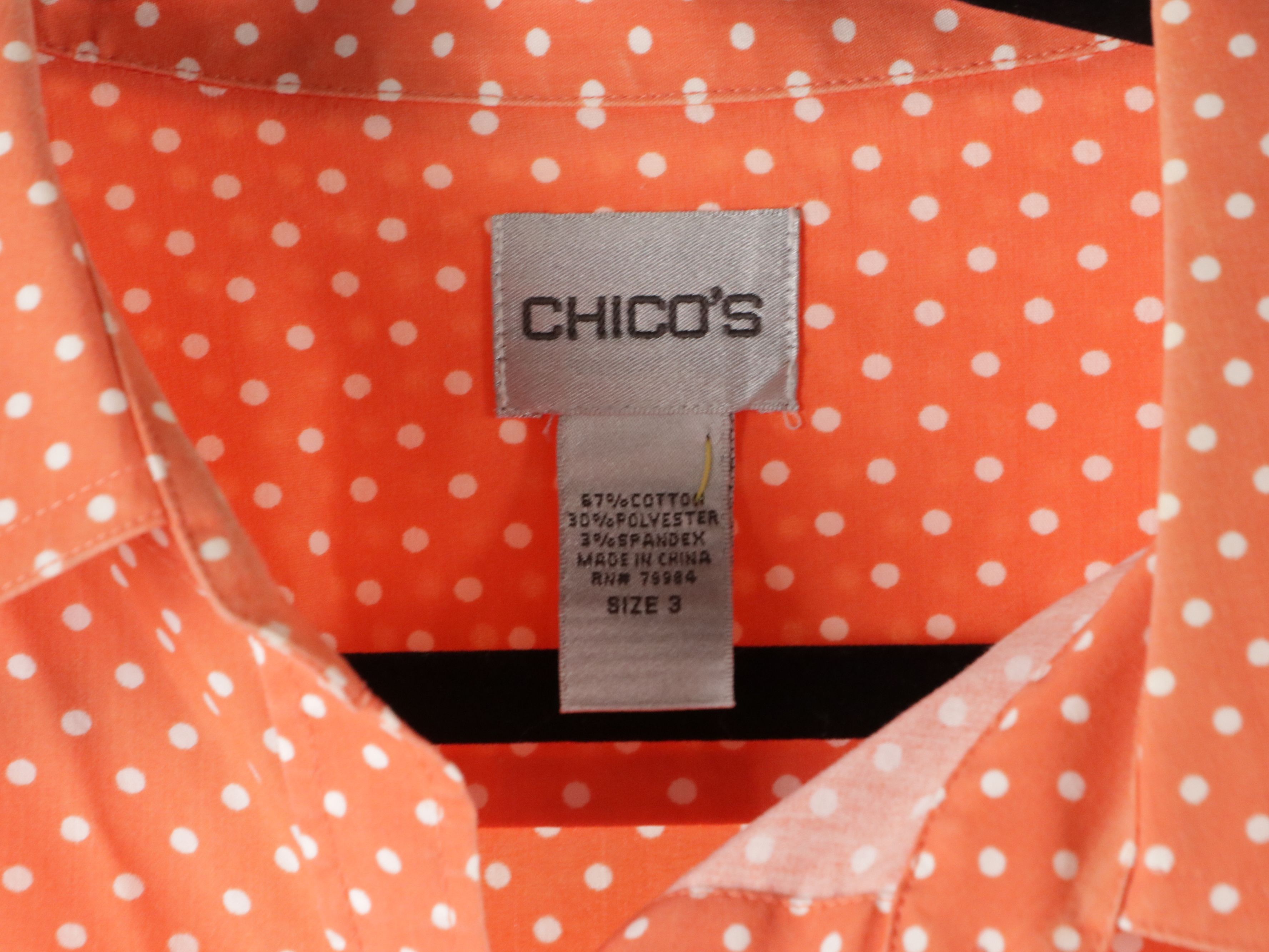 Chico's Linen and Cotton Printed Long Sleeve Button-Down Tops, Zip Jacket & More