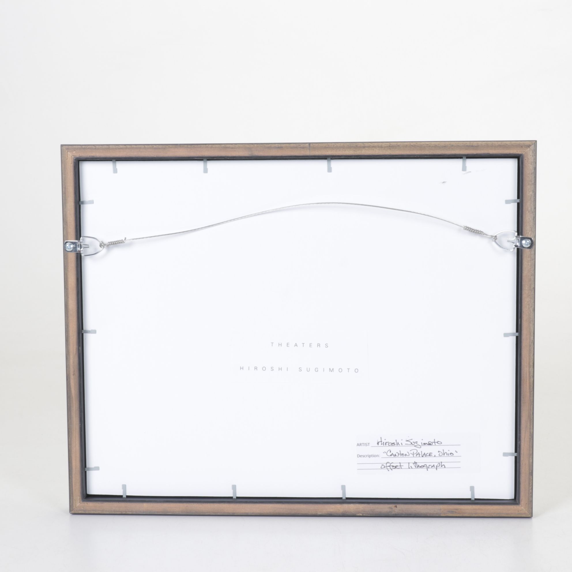 Hiroshi Sugimoto Offset Lithograph "Canton Palace, Ohio", 2000