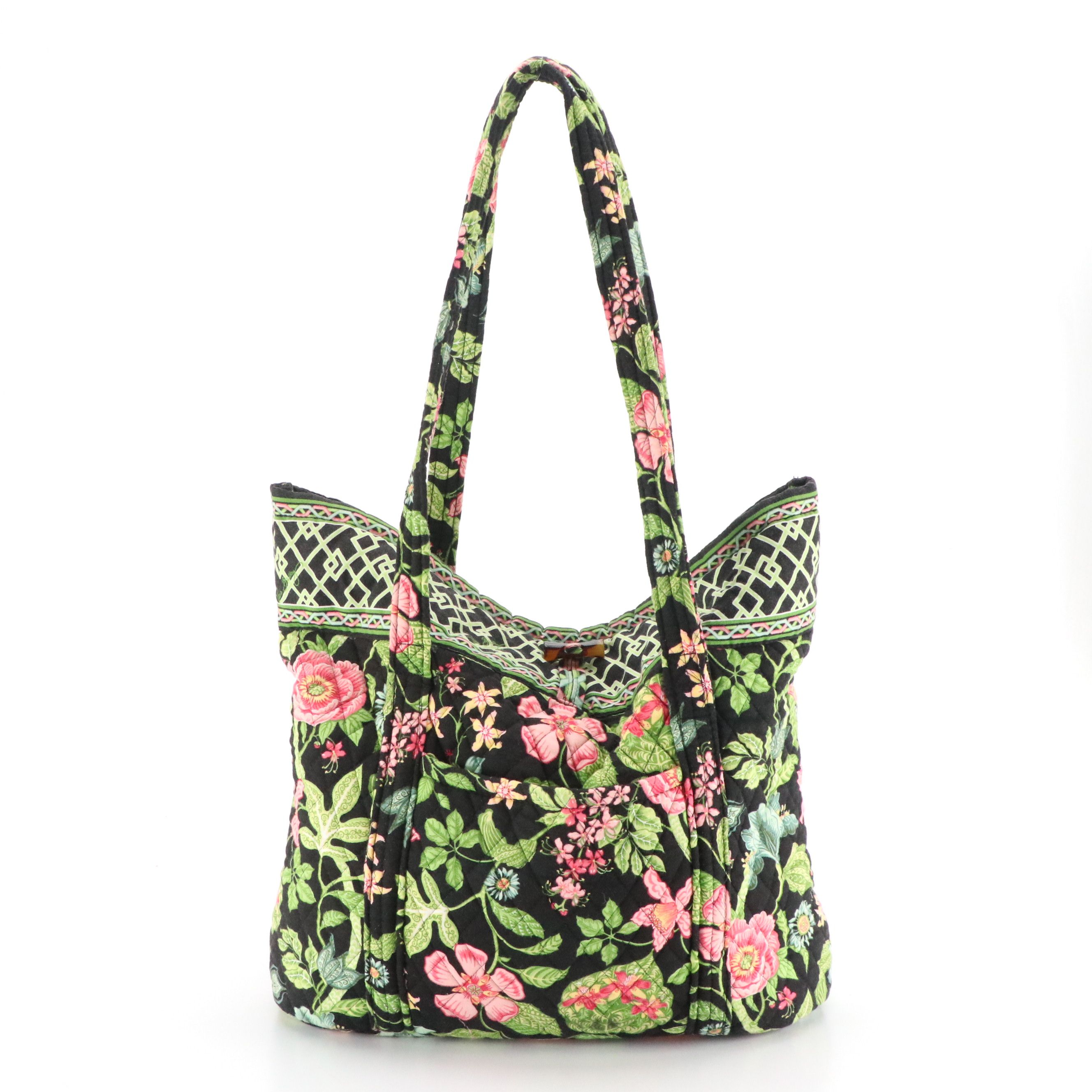 Vera Bradley "Botanica" Totes, Pencil Case, and Trifold Wallet, Made in USA