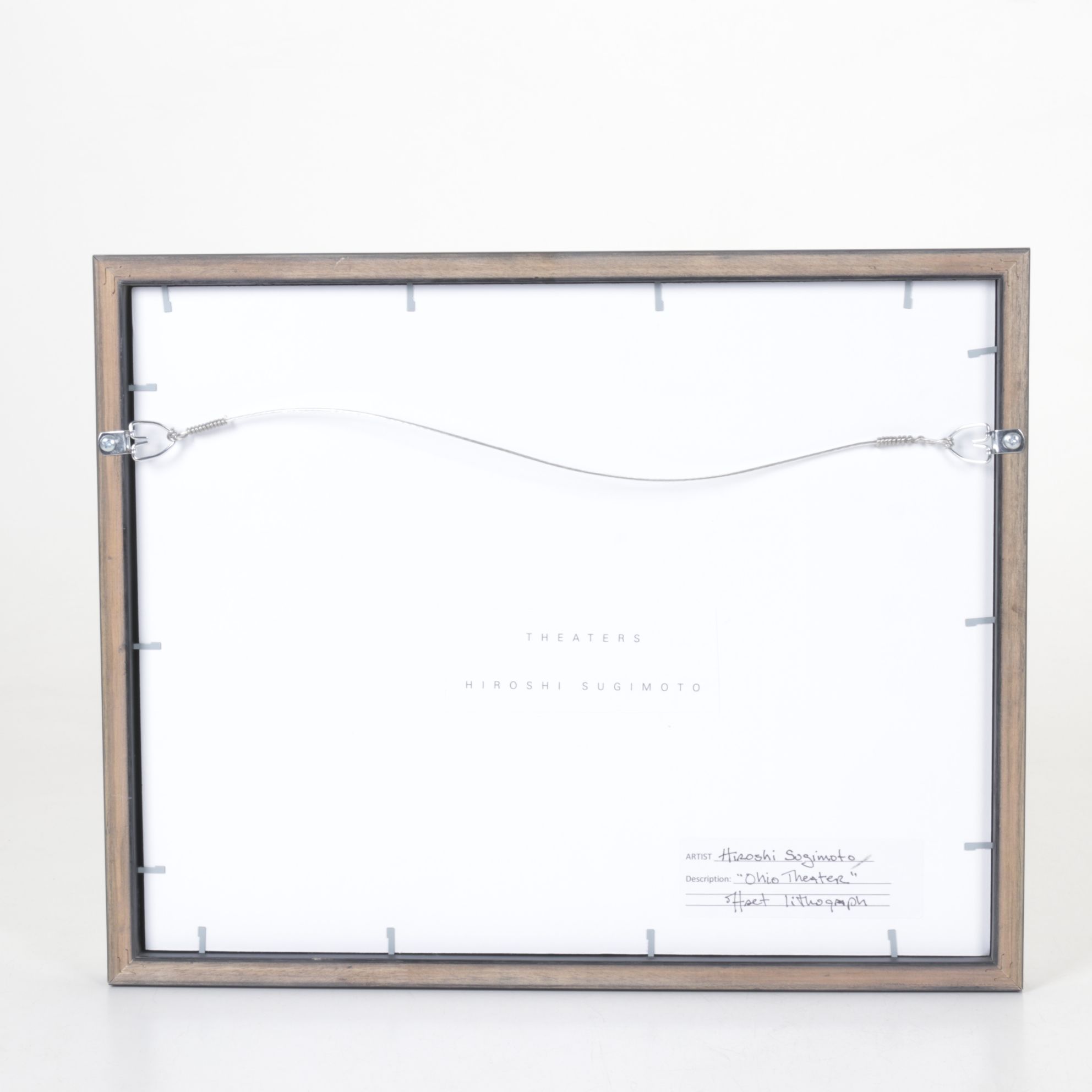 Hiroshi Sugimoto Offset Lithograph "Ohio Theater", 2000