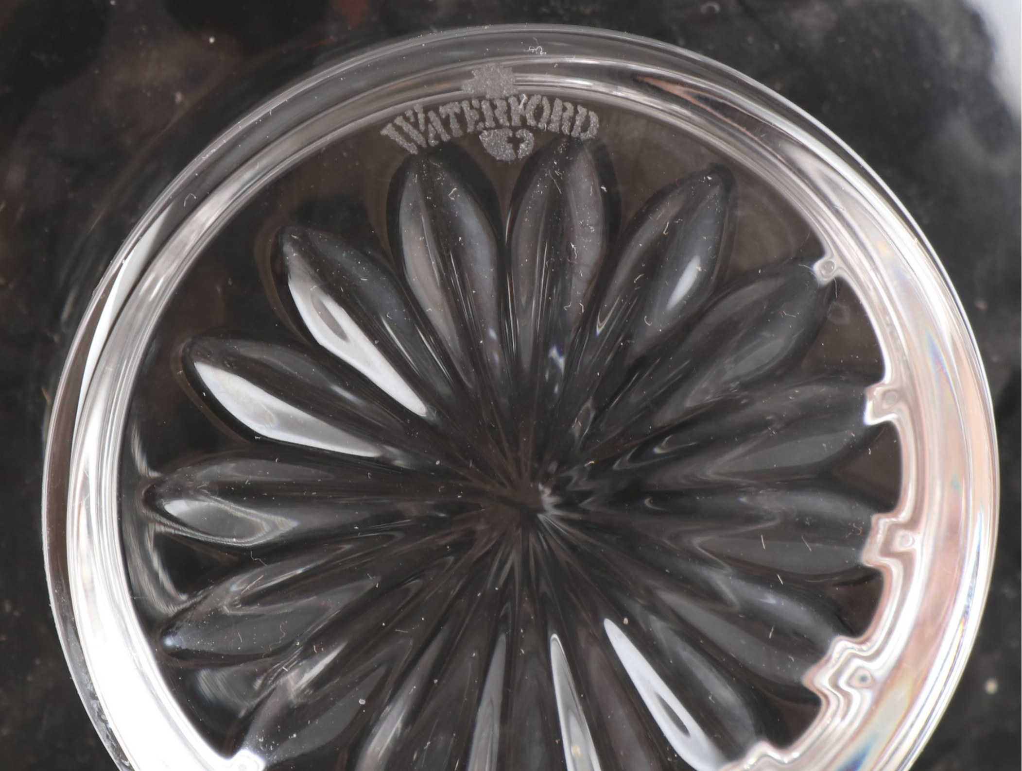 Orrefors Leaf Crystal Bowls with Waterford and Kosta Crystal Table Accessories