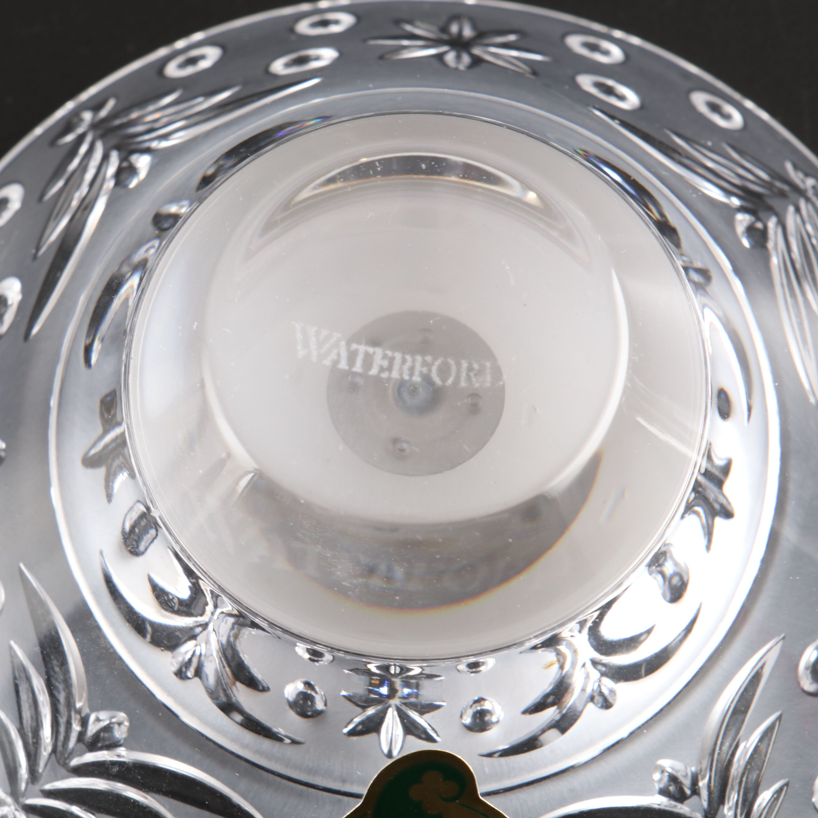 Orrefors Leaf Crystal Bowls with Waterford and Kosta Crystal Table Accessories