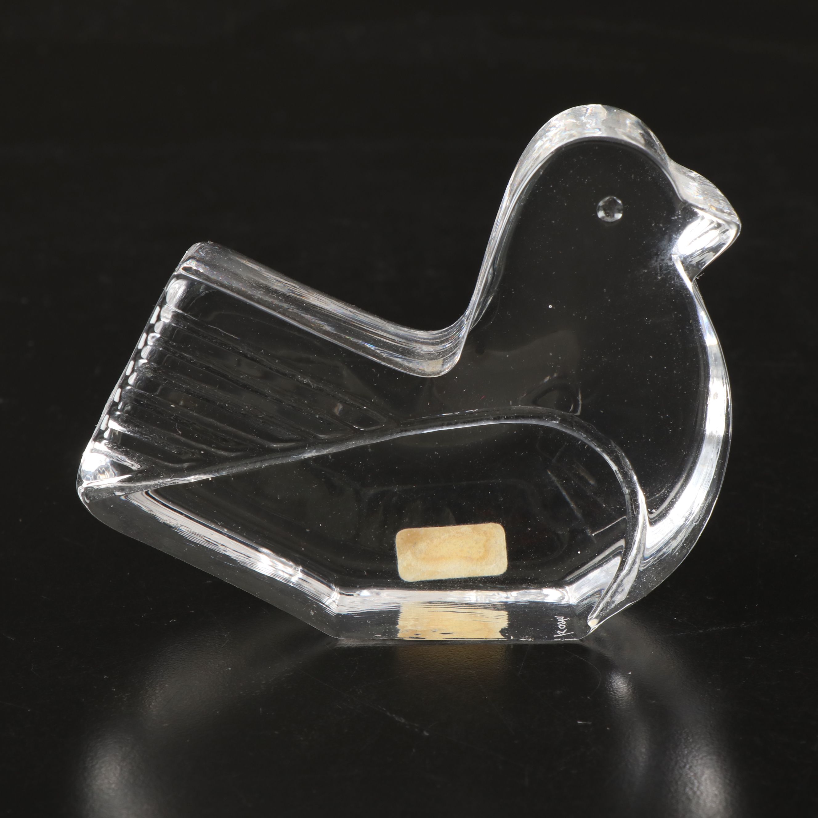 Orrefors Leaf Crystal Bowls with Waterford and Kosta Crystal Table Accessories