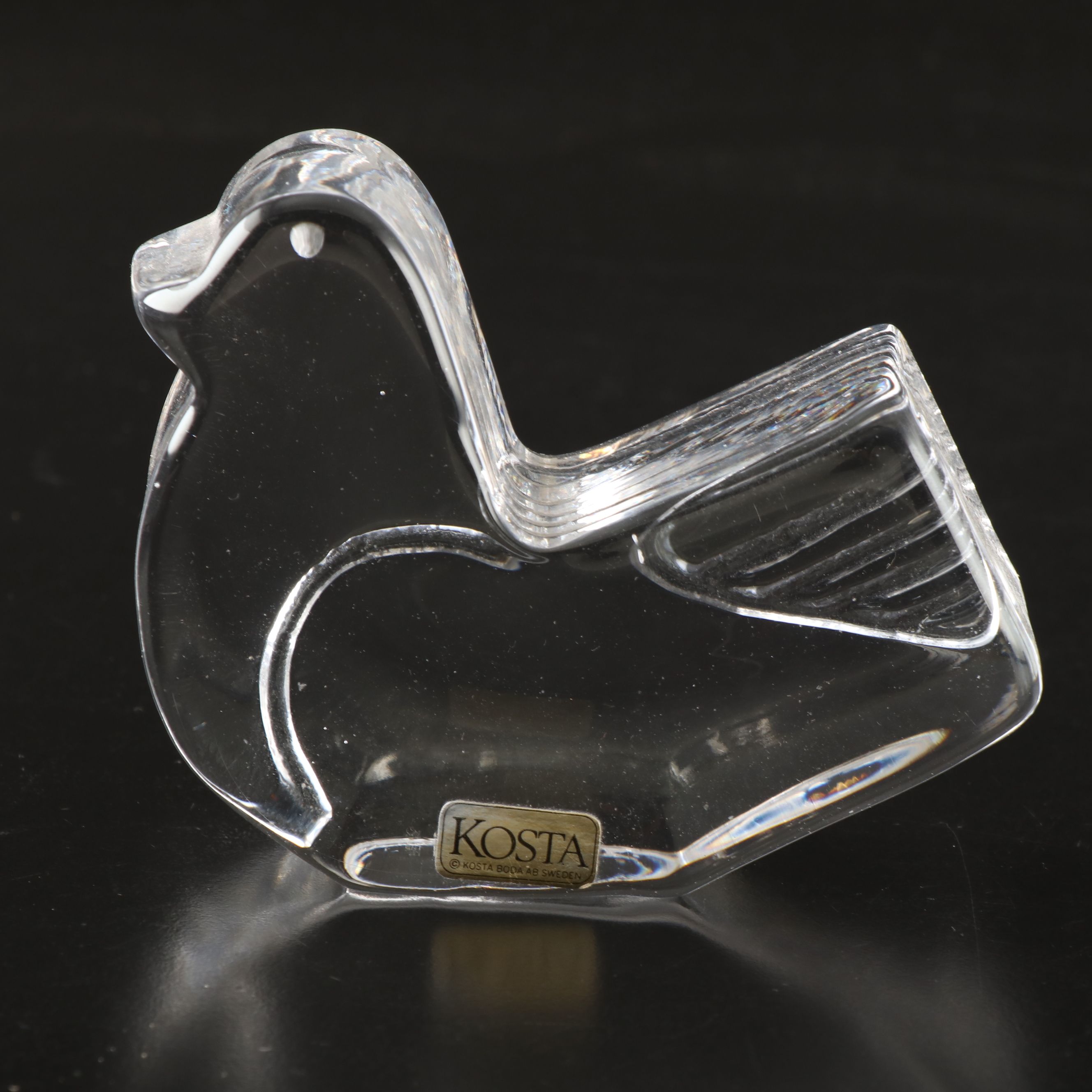 Orrefors Leaf Crystal Bowls with Waterford and Kosta Crystal Table Accessories