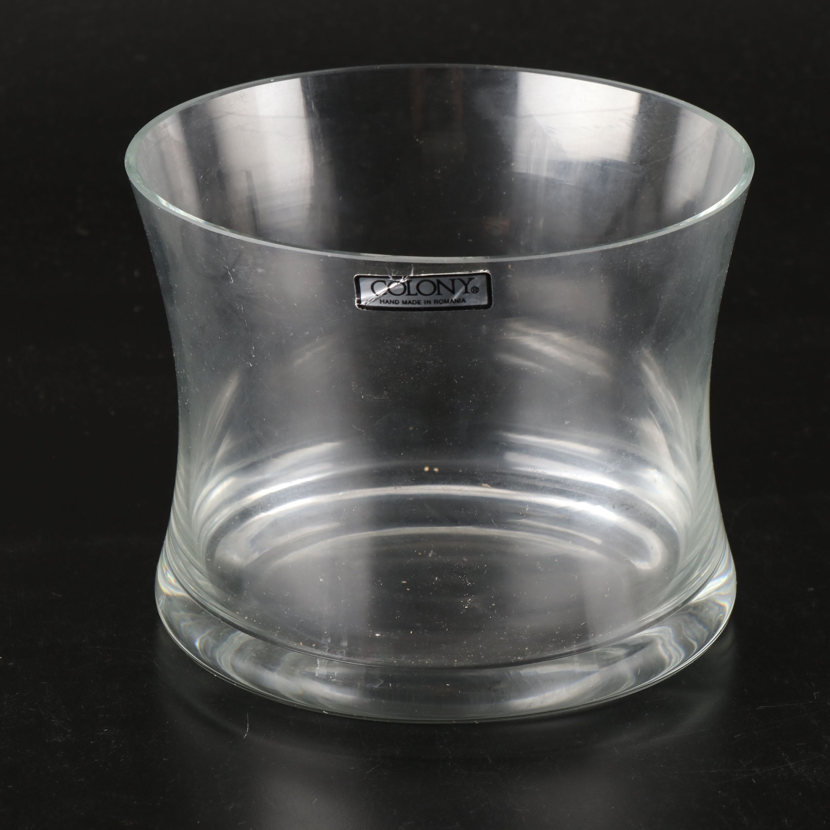 Colony Crystal Shot Glasses with Bowl