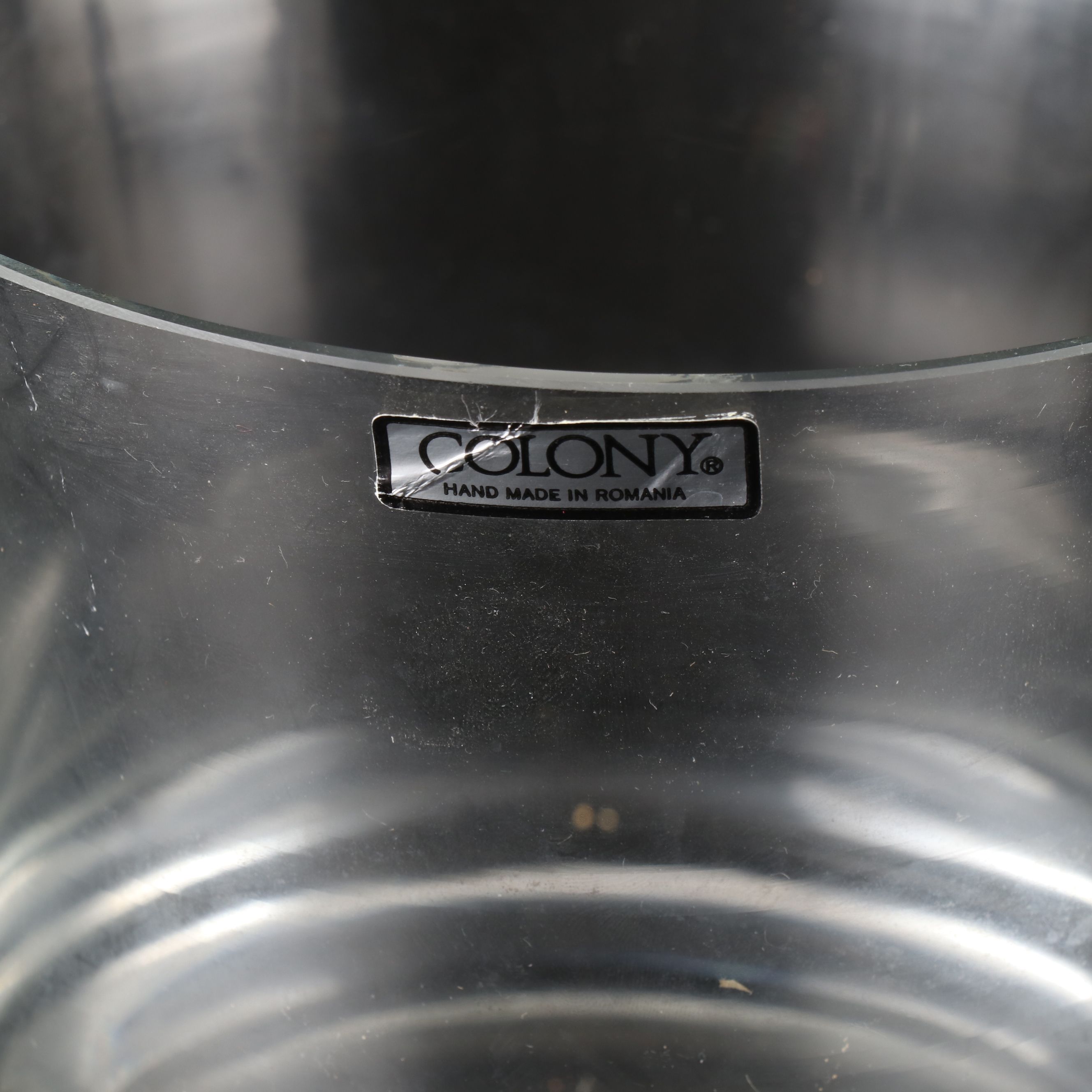 Colony Crystal Shot Glasses with Bowl