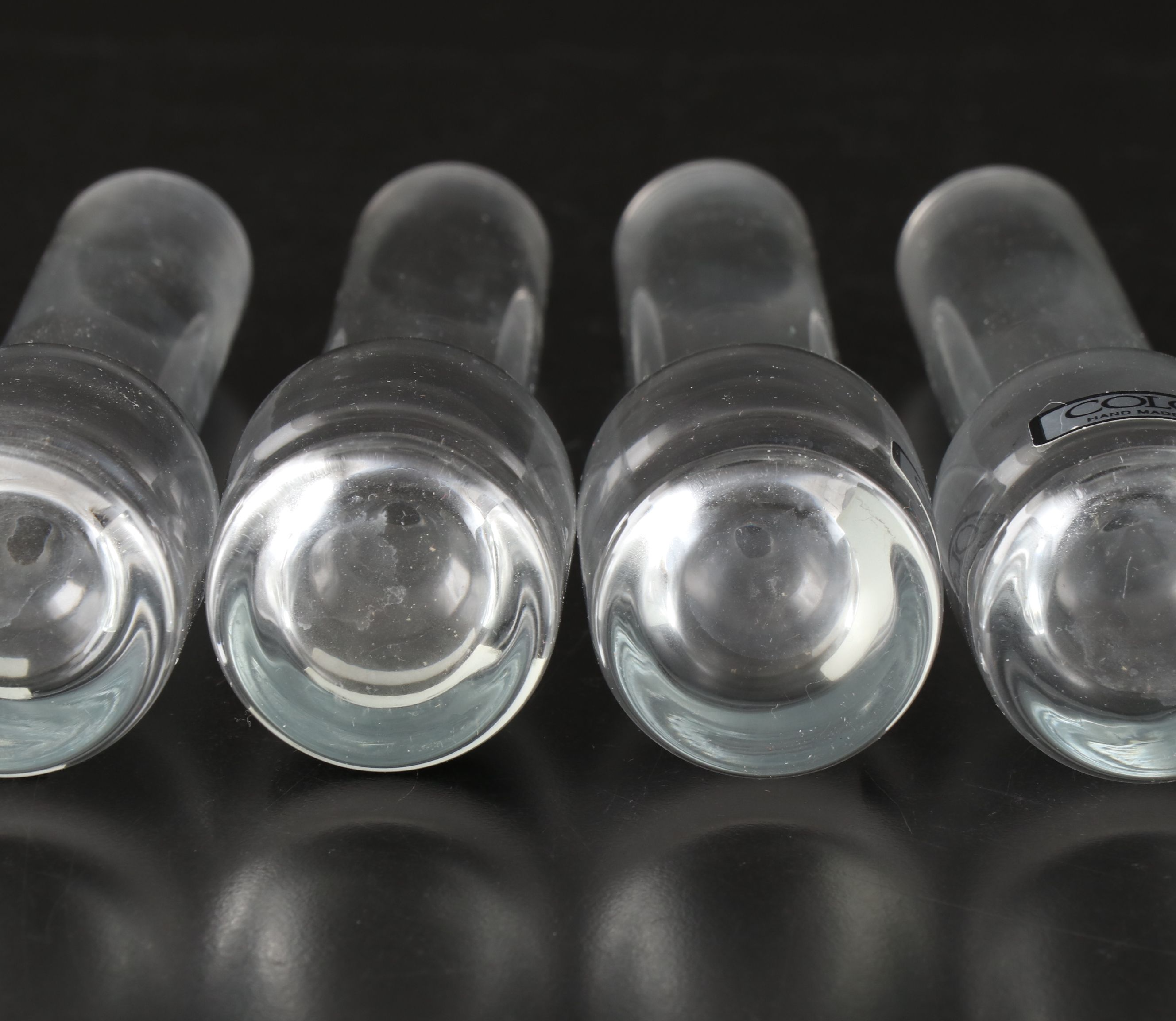 Colony Crystal Shot Glasses with Bowl