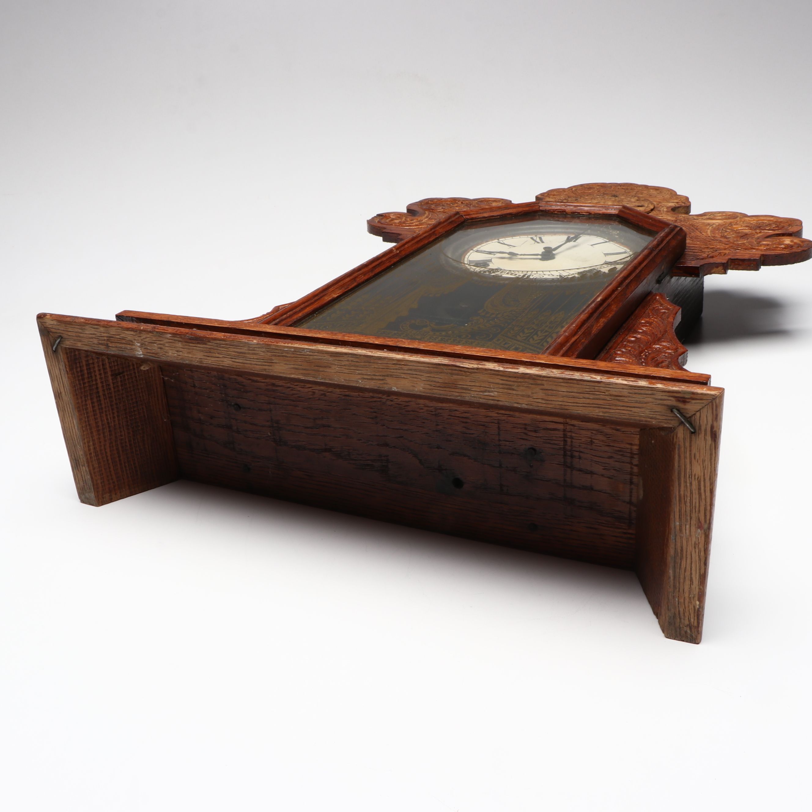 E. Ingraham Gingerbread Parlor Clock, Late 19th/Early 20th Century