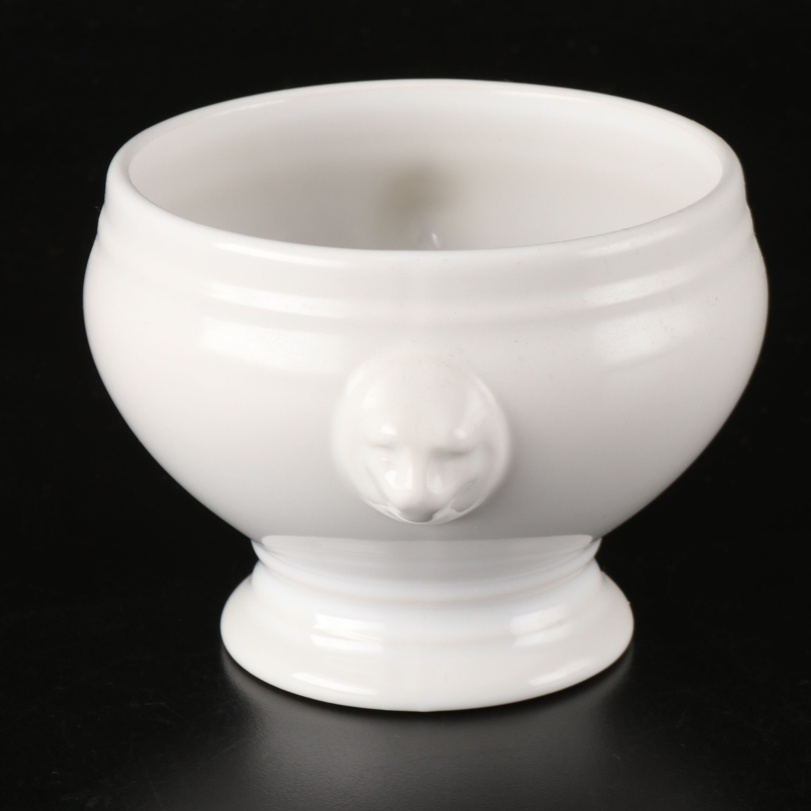 Revol Porcelain Lions Head Tureen Shaped Soup Bowls