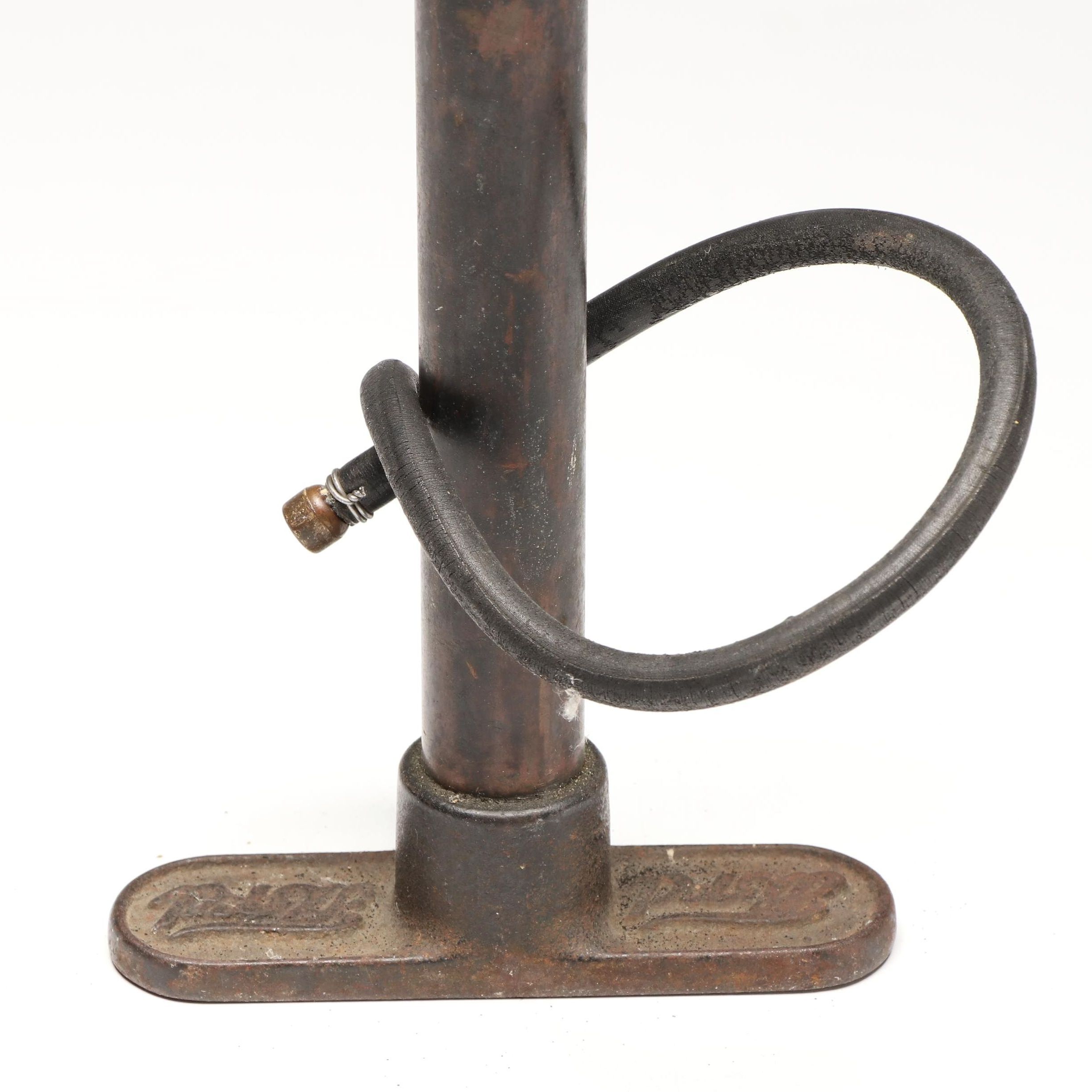 Antique Ford Metal and Wood Handle Tire Pump