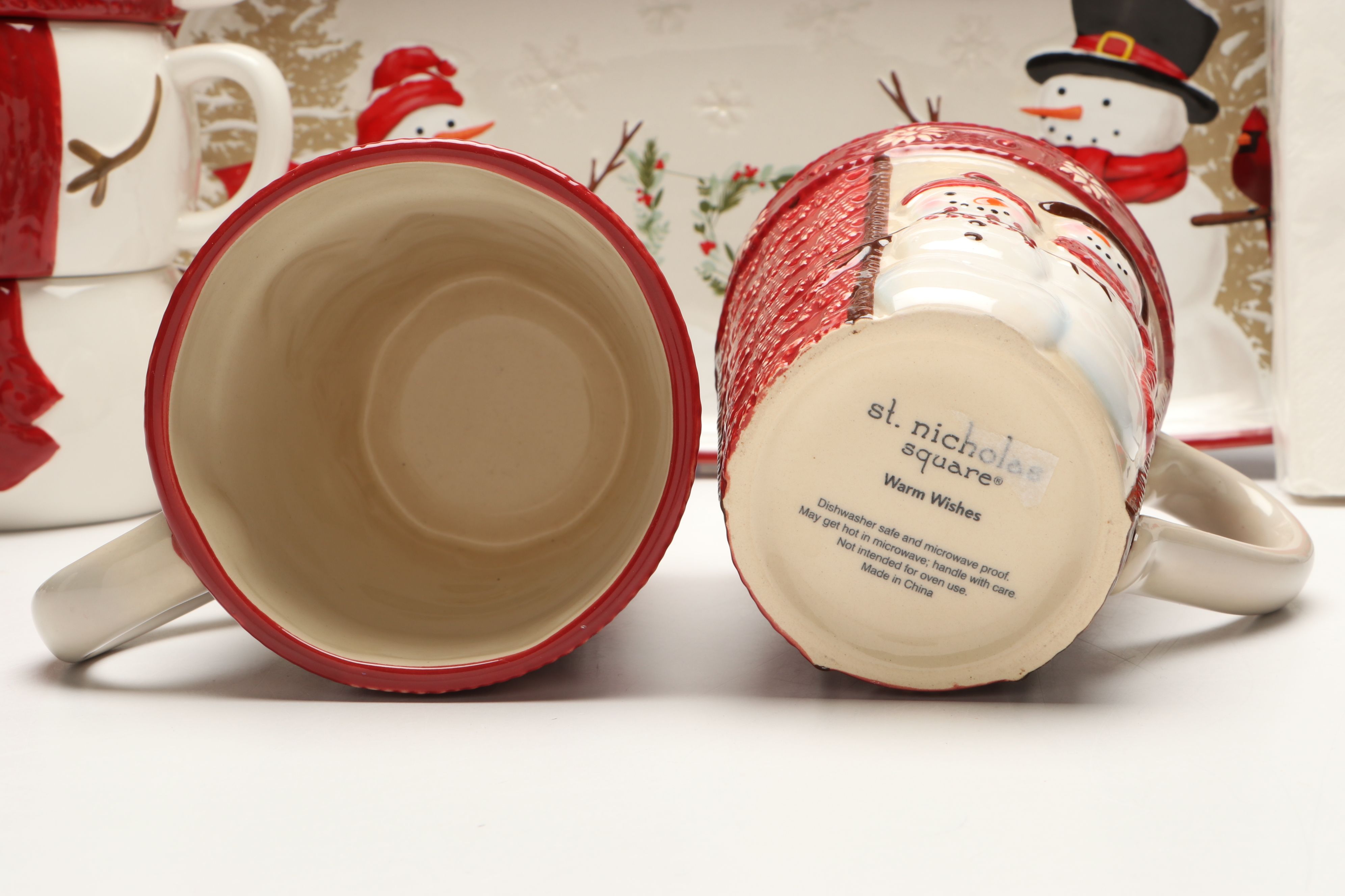St. Nicholas Square "Warm Wishes" and More Christmas Tableware