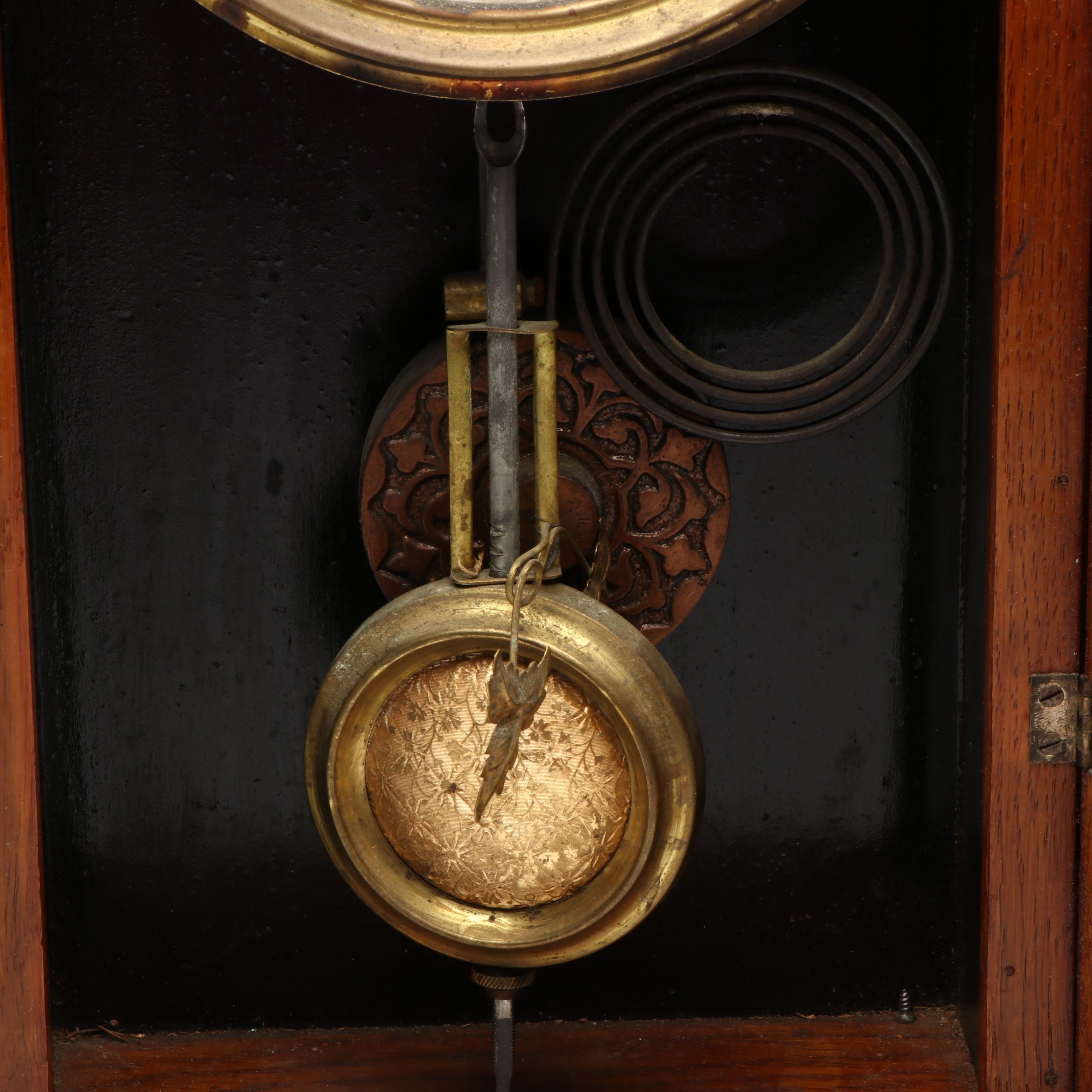 Wm. L. Gilbert "Geranium" Gingerbread Parlor Clock, Early 20th Century