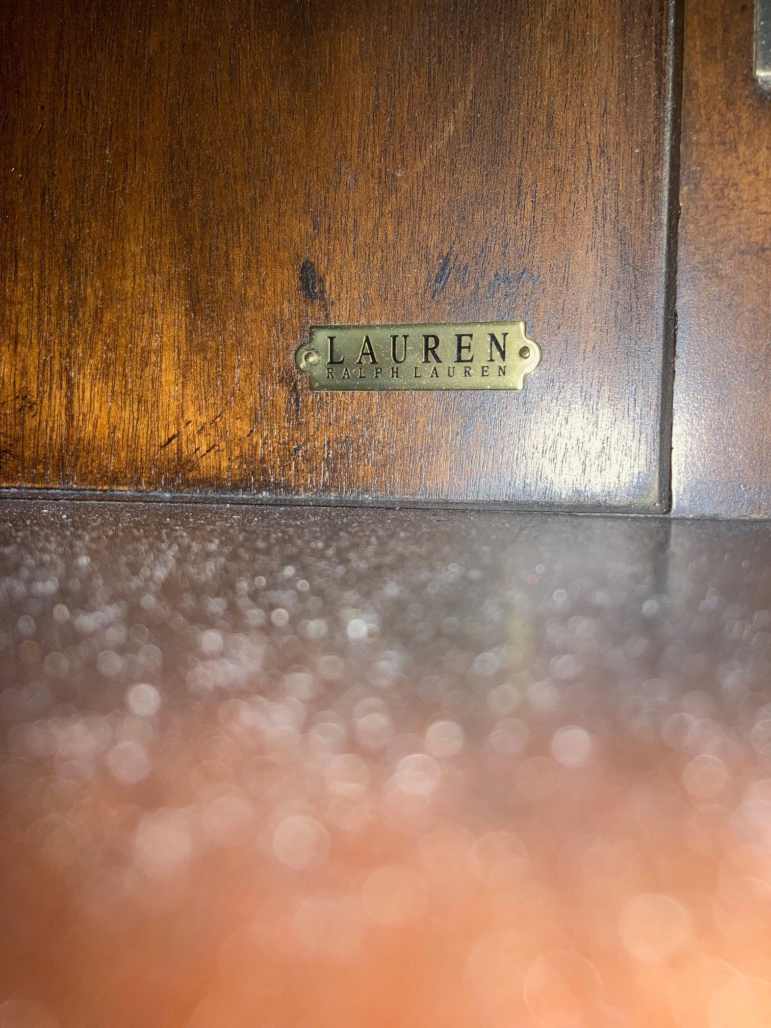 Lauren Ralph Lauren for Henredon Plantation Style Mahogany Media Armoire