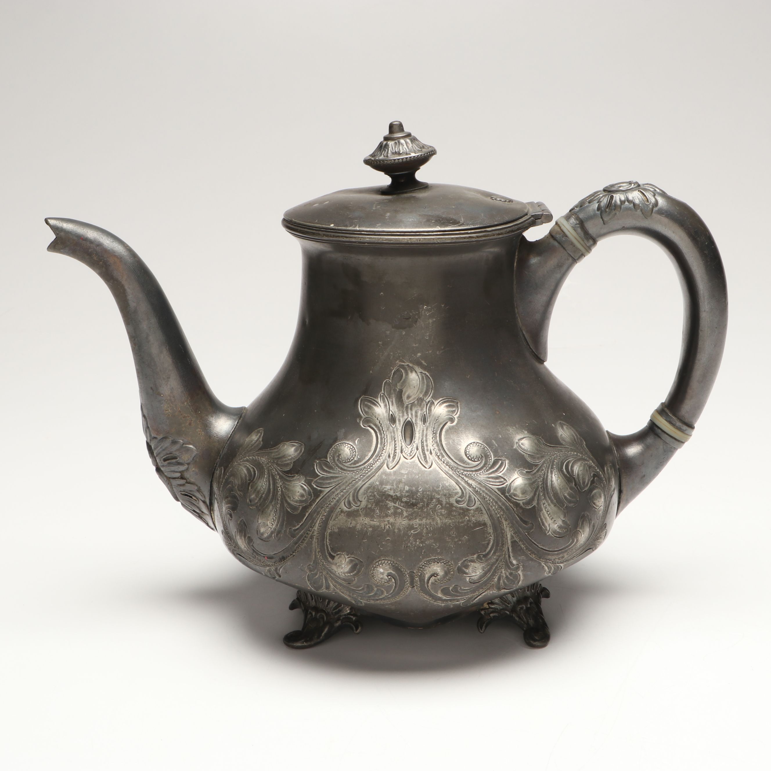 West Bend Electric Skillet with Meriden Silver Plate Teapot