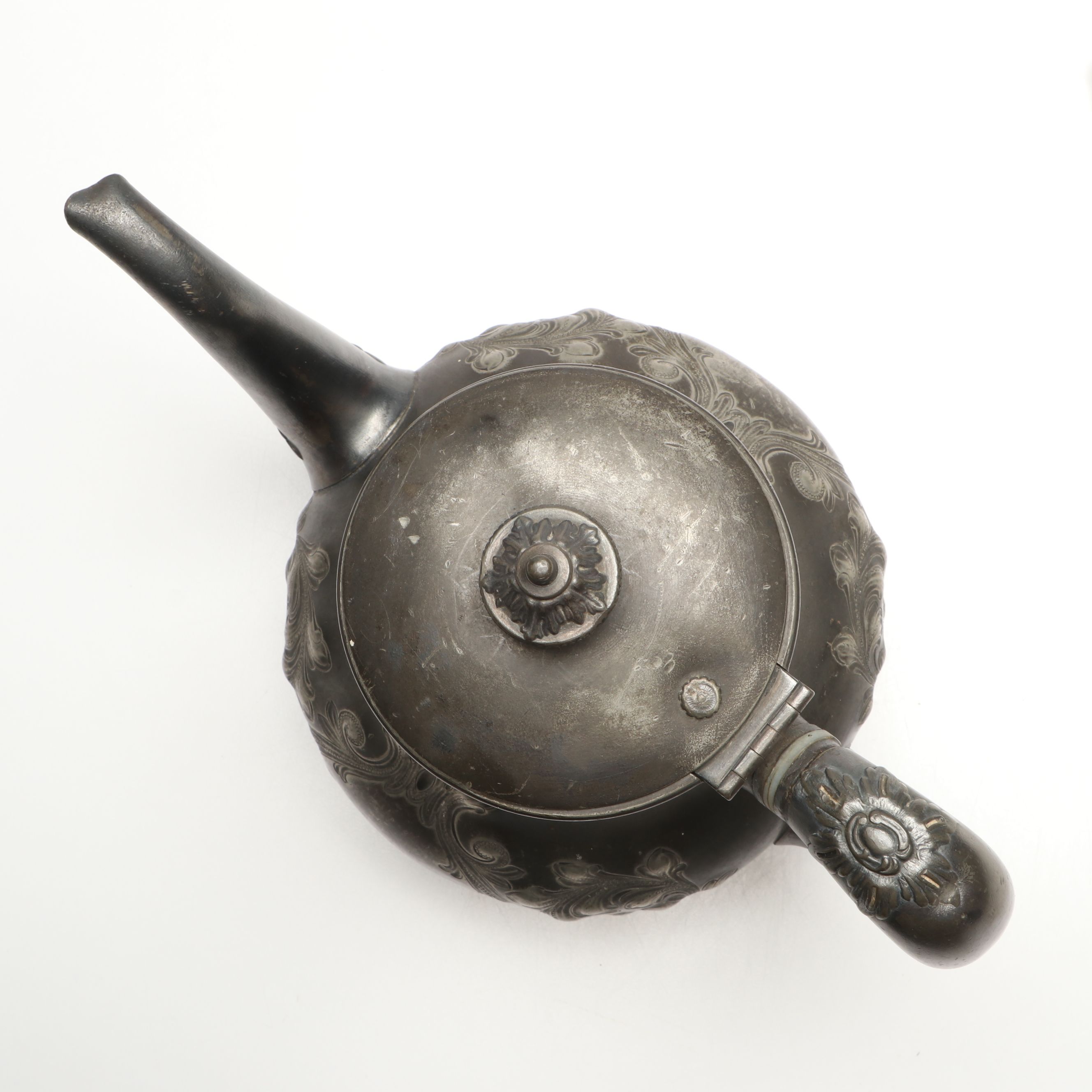 West Bend Electric Skillet with Meriden Silver Plate Teapot