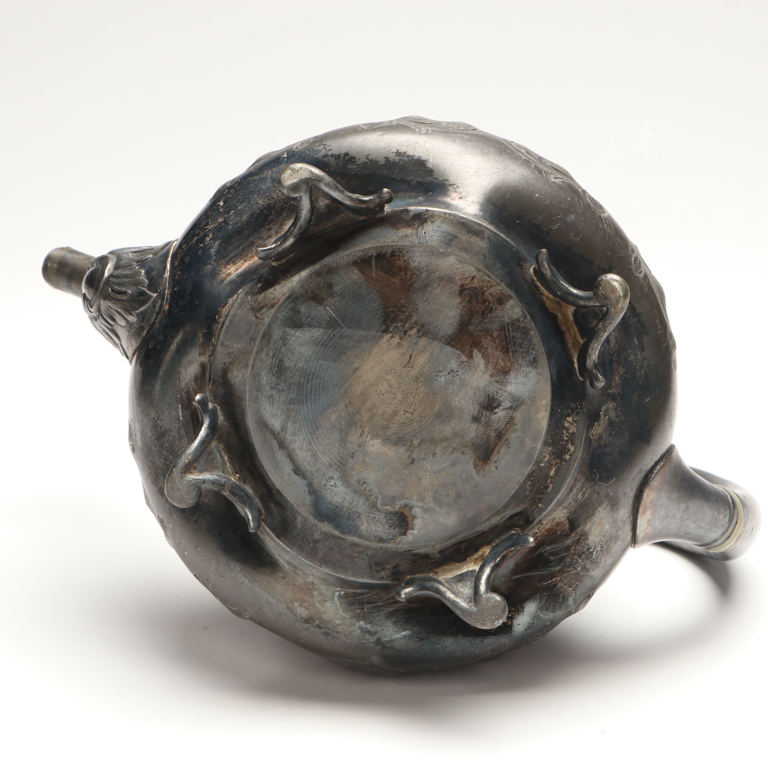 West Bend Electric Skillet with Meriden Silver Plate Teapot