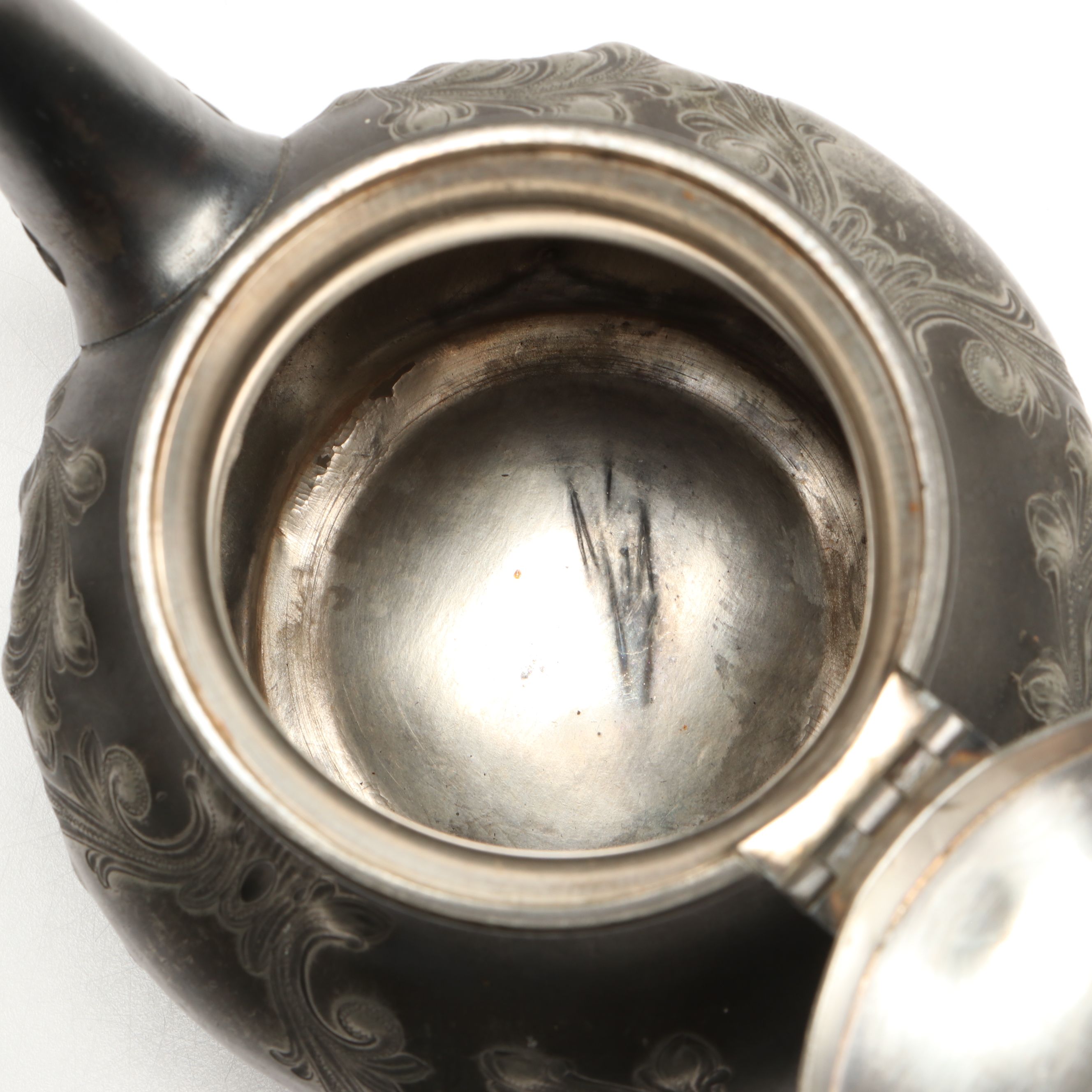 West Bend Electric Skillet with Meriden Silver Plate Teapot