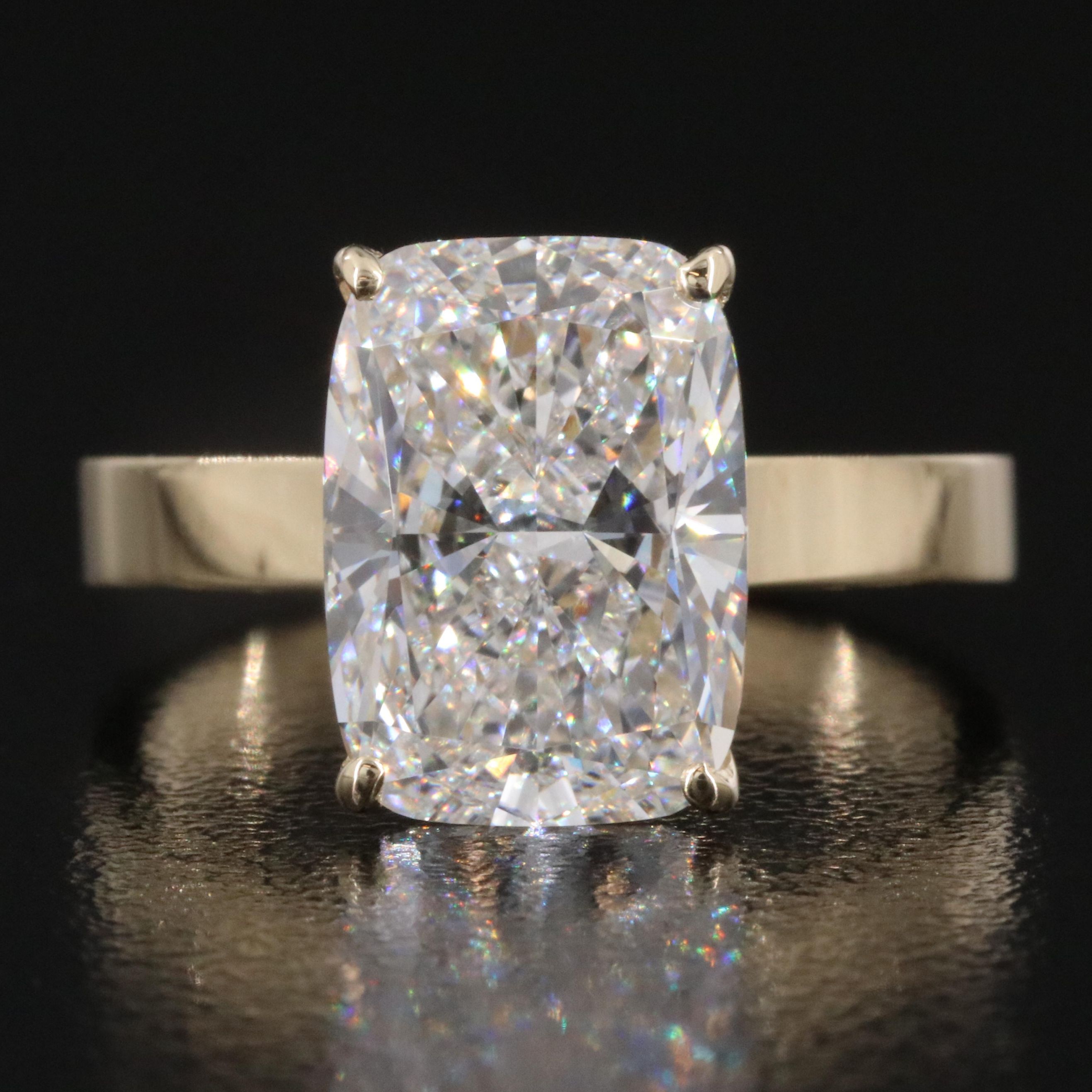 14K 5.03 CT Lab Grown Diamond Ring with IGI Report