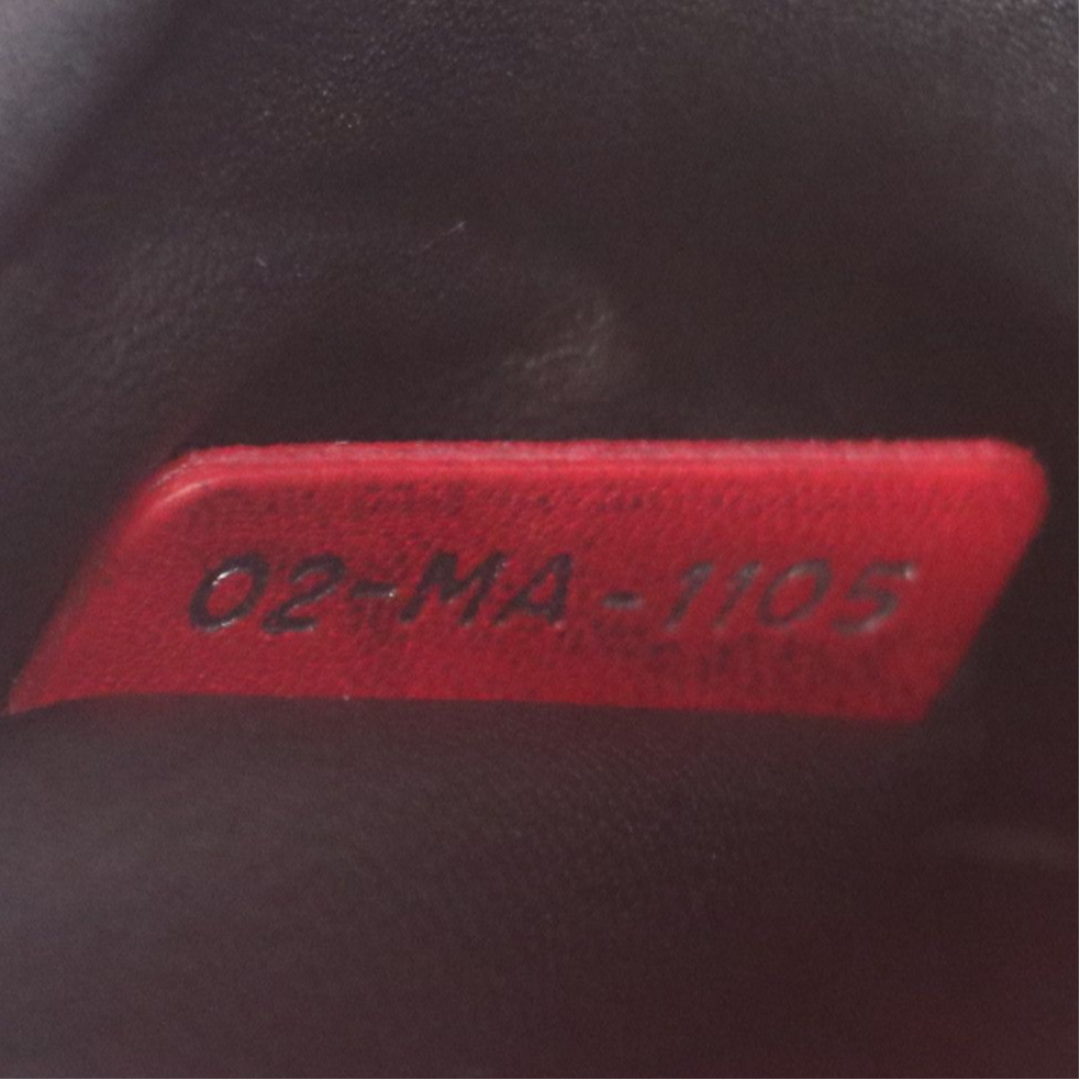 Christian Dior Paradise Diorama Flap Bag in Raspberry Red Calfskin Leather