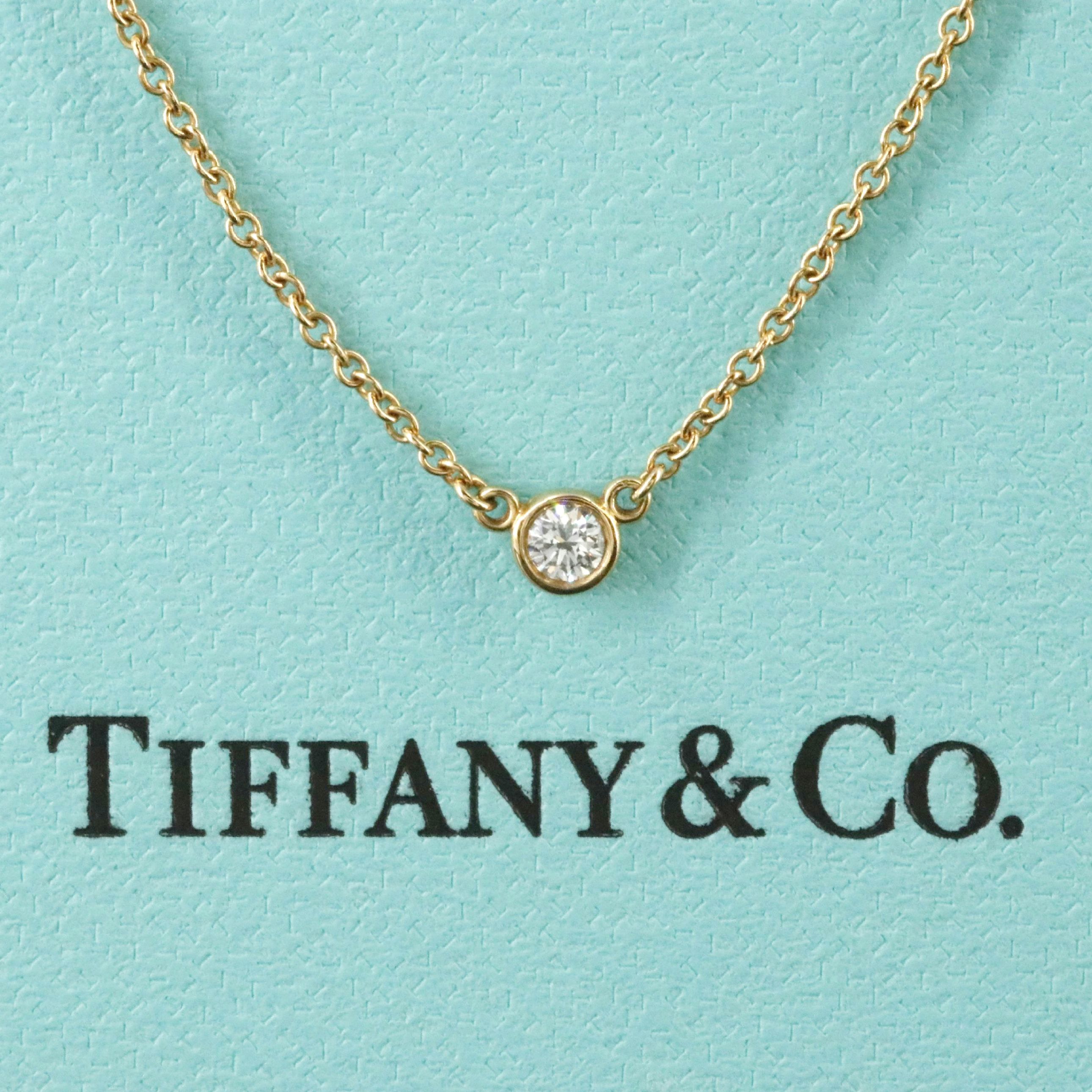 Elsa Peretti for Tiffany & Co. 18K Diamond Bezel Station Necklace