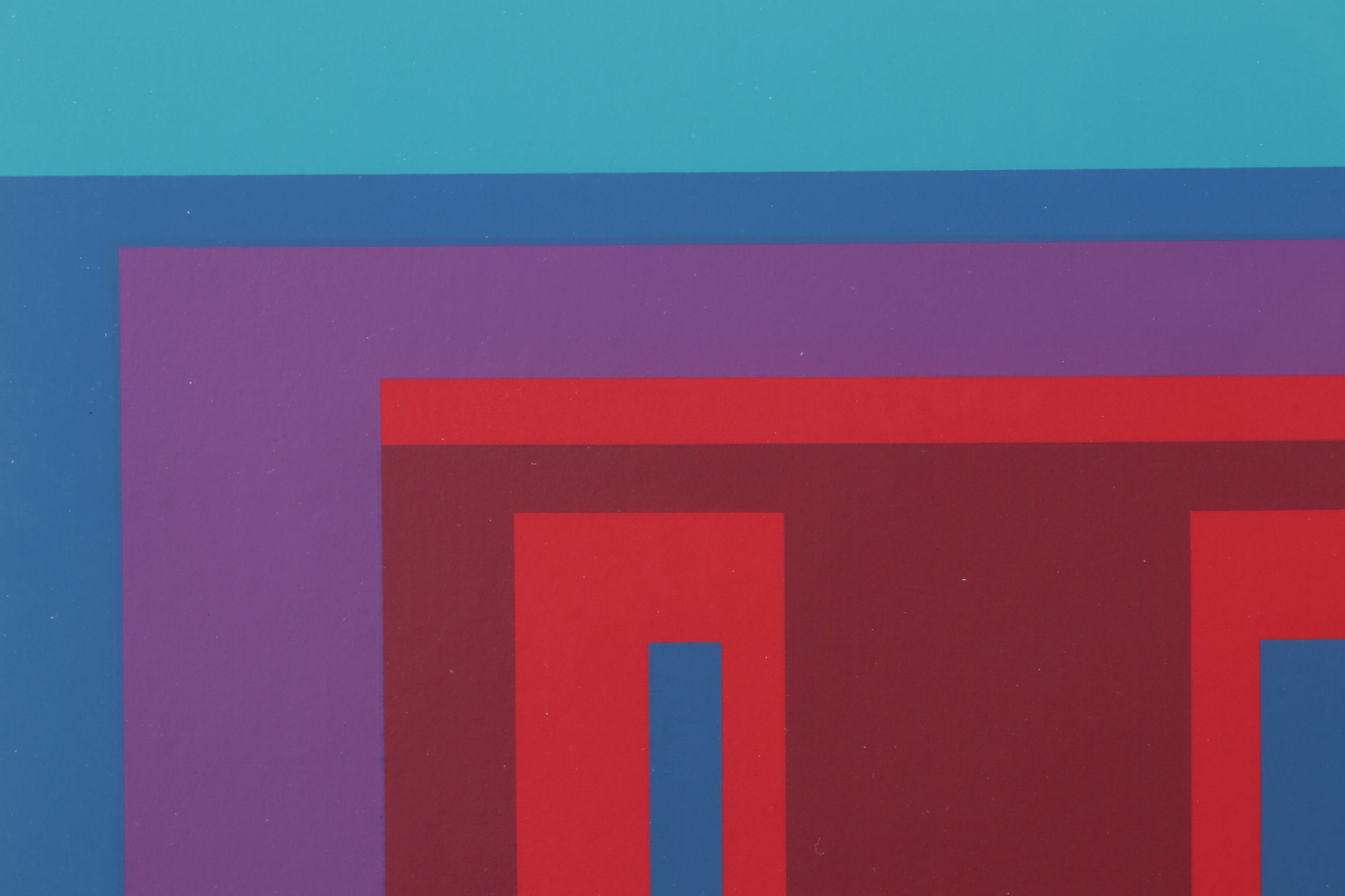 Serigraph Design After Josef Albers From the "Homage to the Square" Series, 1972