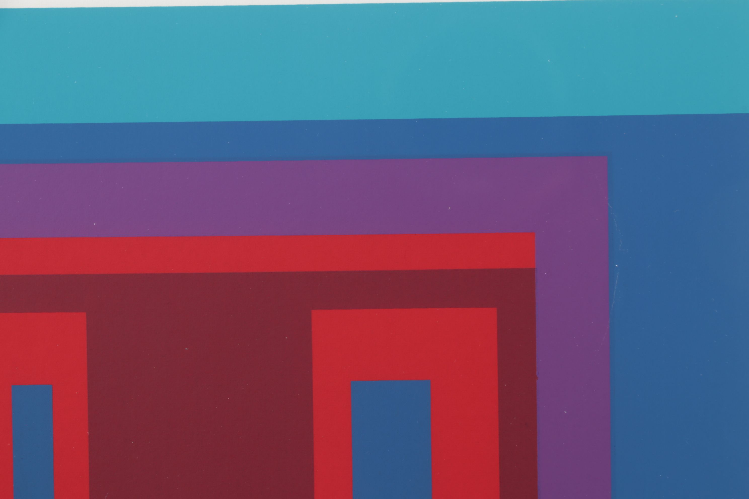 Serigraph Design After Josef Albers From the "Homage to the Square" Series, 1972