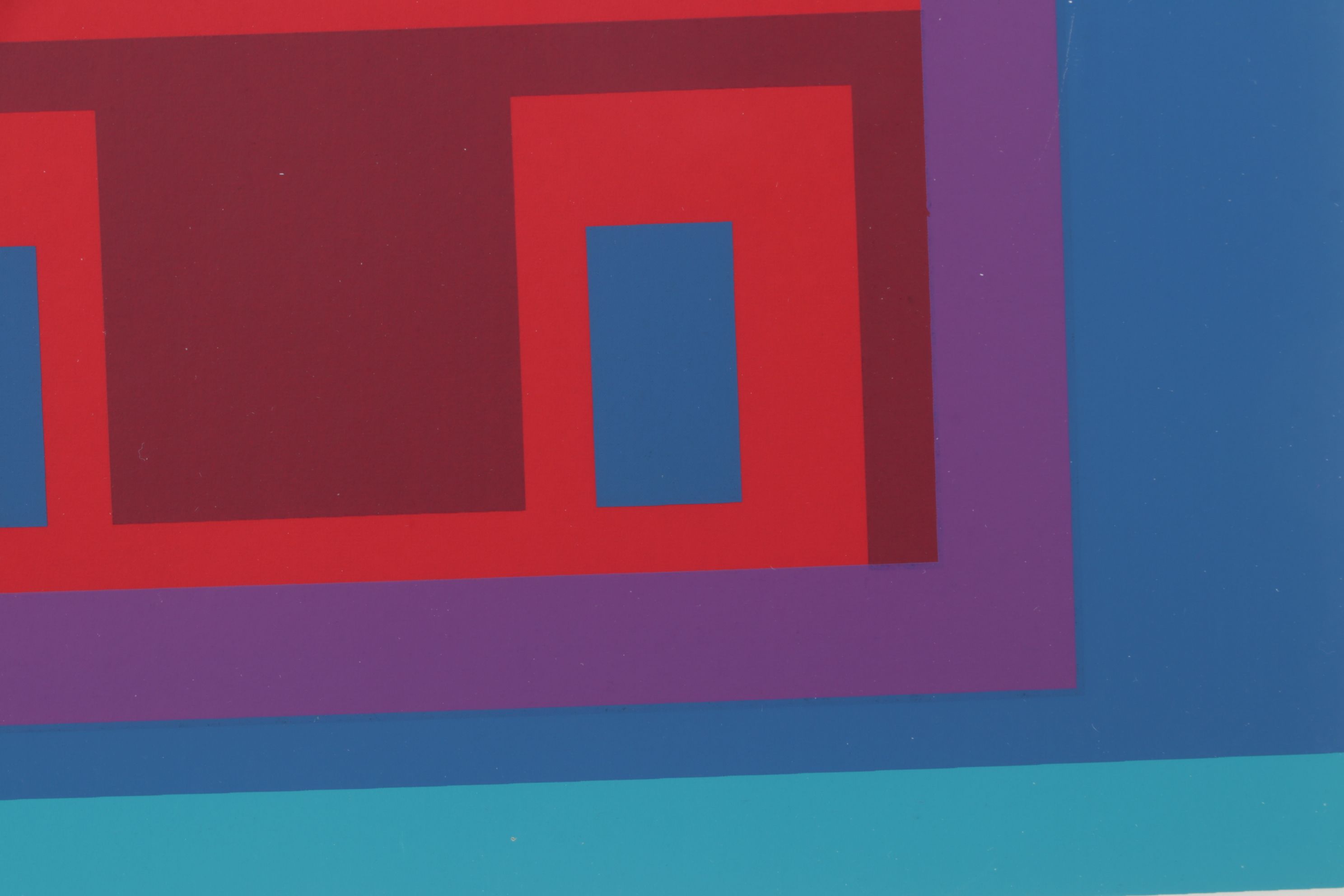Serigraph Design After Josef Albers From the "Homage to the Square" Series, 1972