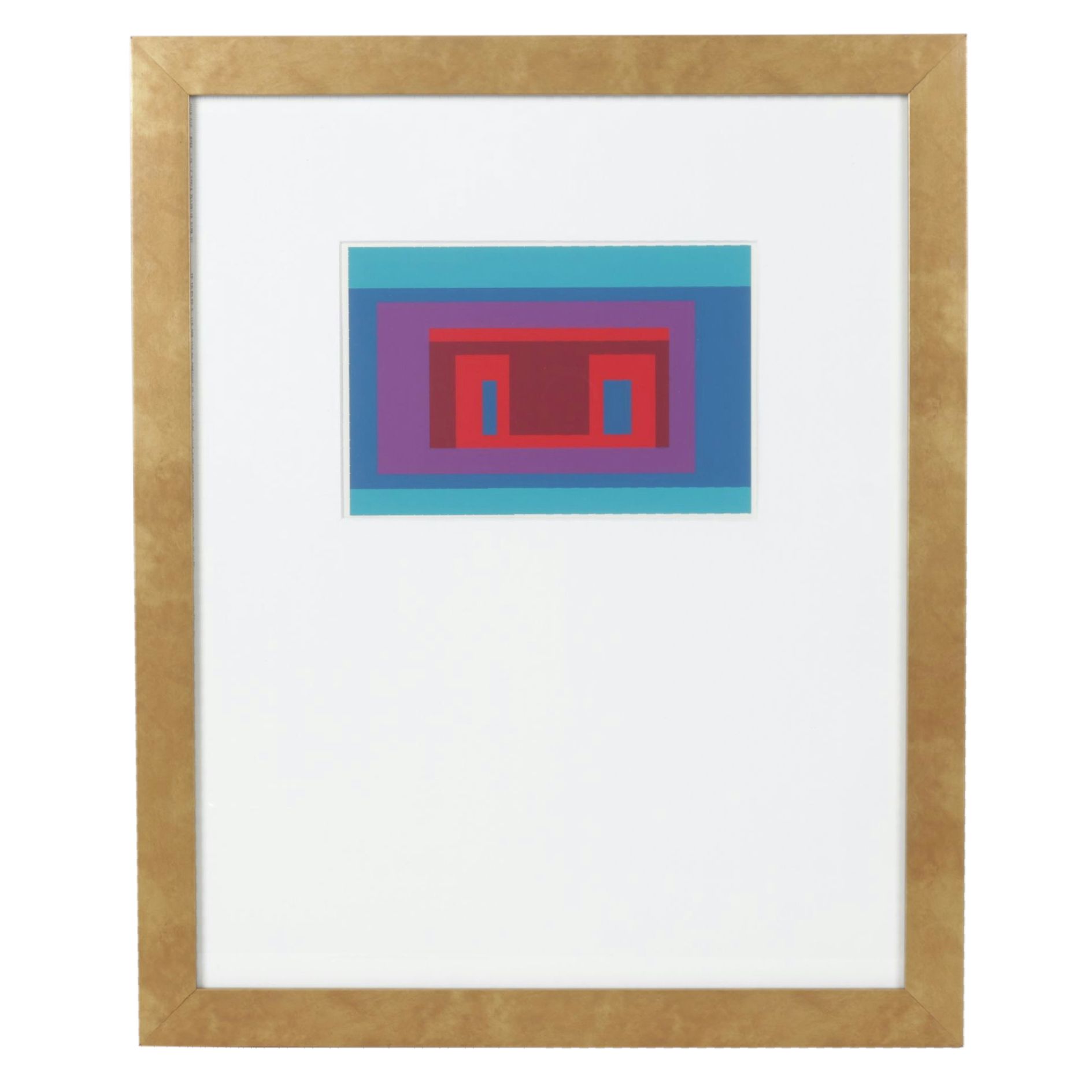 Serigraph Design After Josef Albers From the "Homage to the Square" Series, 1972