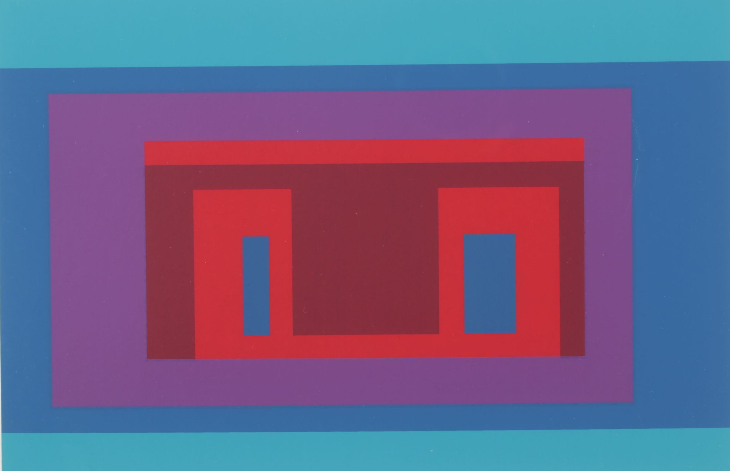 Serigraph Design After Josef Albers From the "Homage to the Square" Series, 1972
