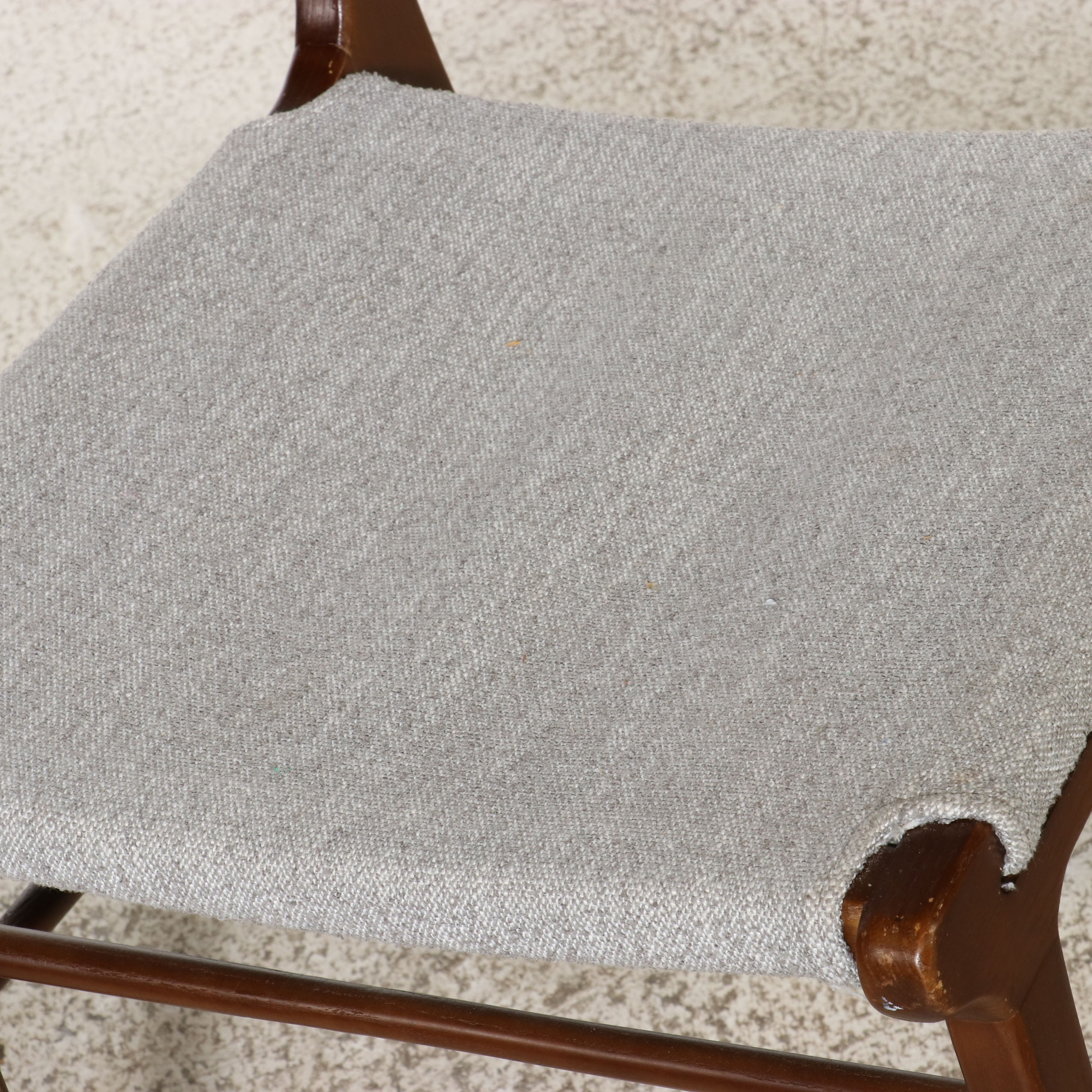 Set of Six Mid Century Modern Style Teak Dining Chairs