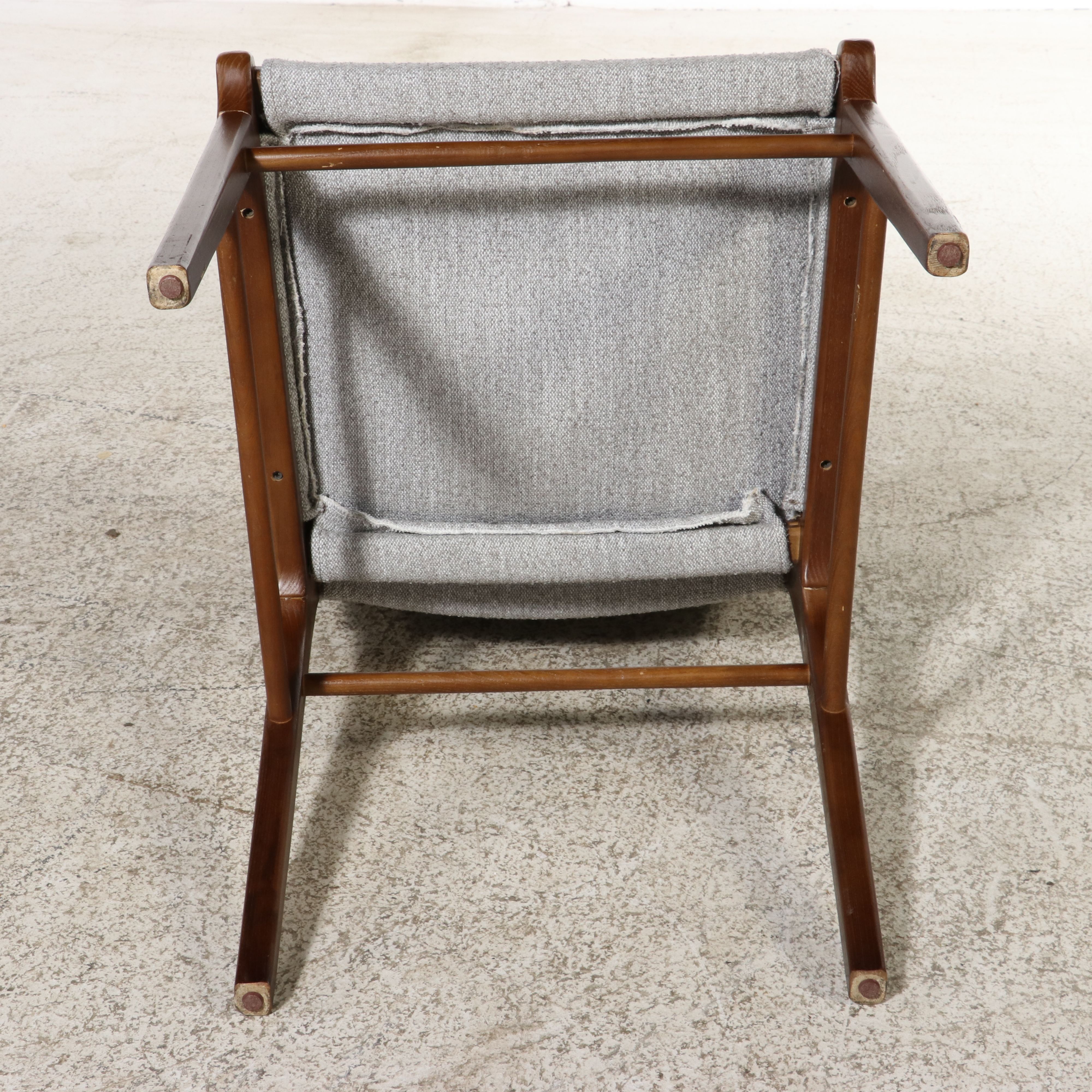 Set of Six Mid Century Modern Style Teak Dining Chairs