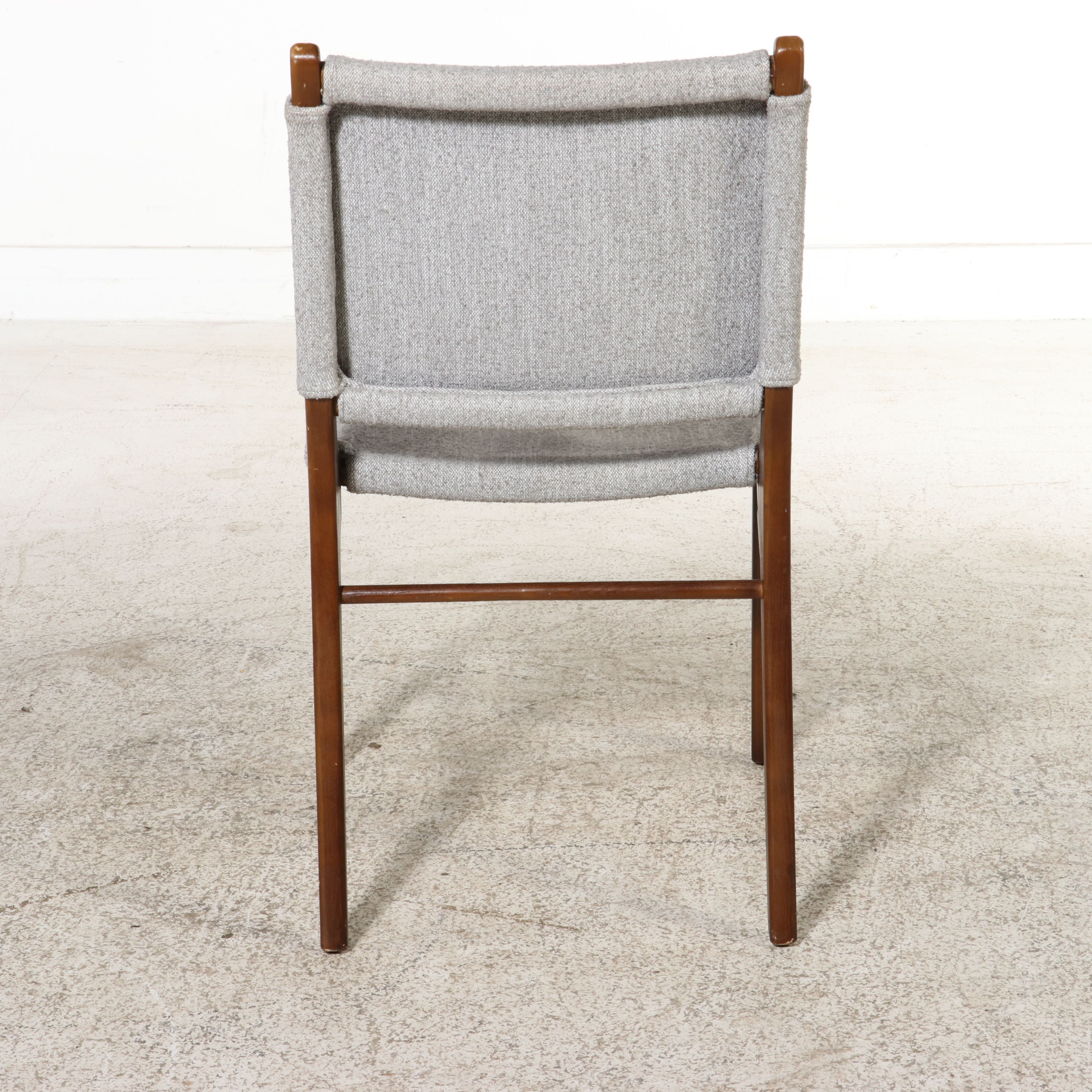 Set of Six Mid Century Modern Style Teak Dining Chairs