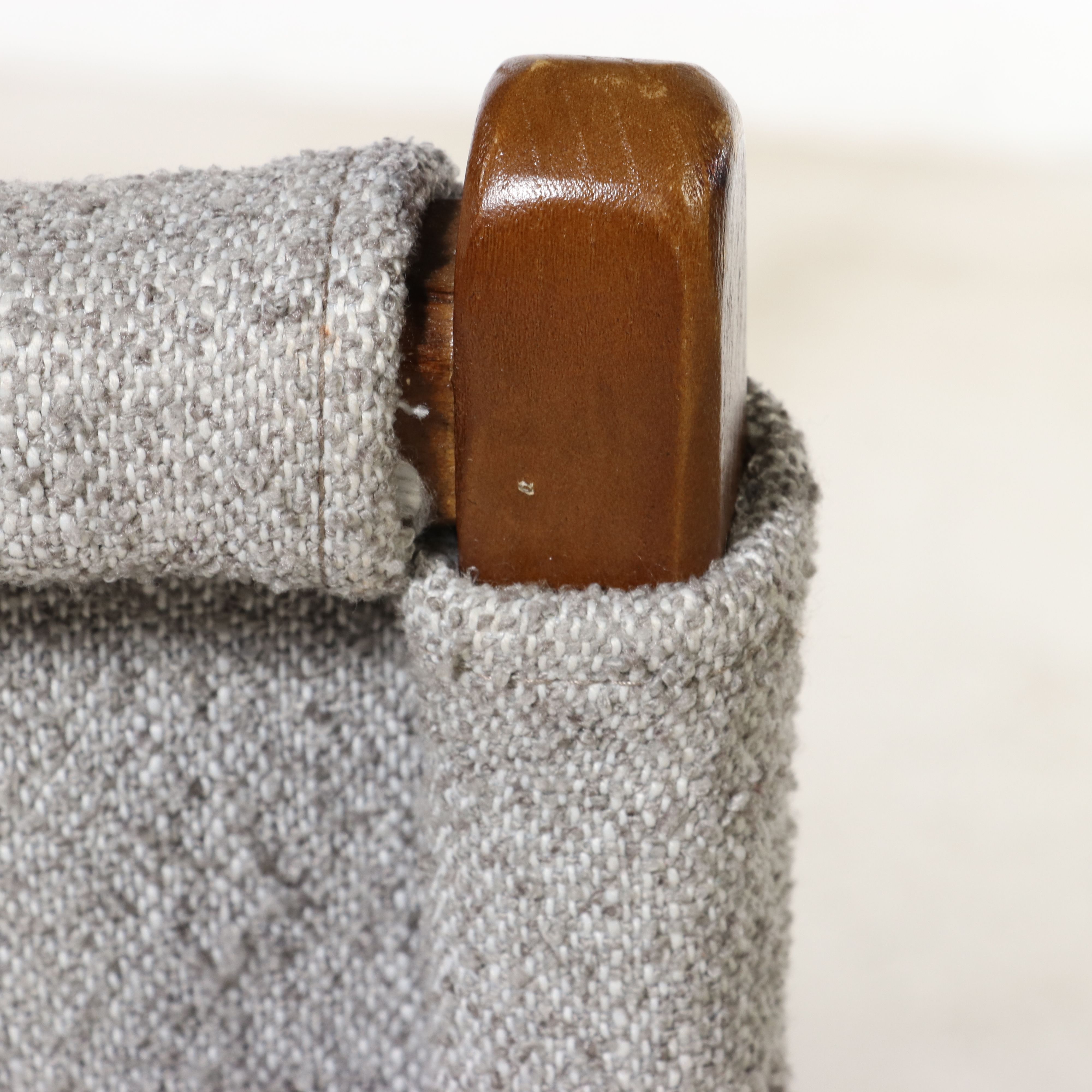 Set of Six Mid Century Modern Style Teak Dining Chairs