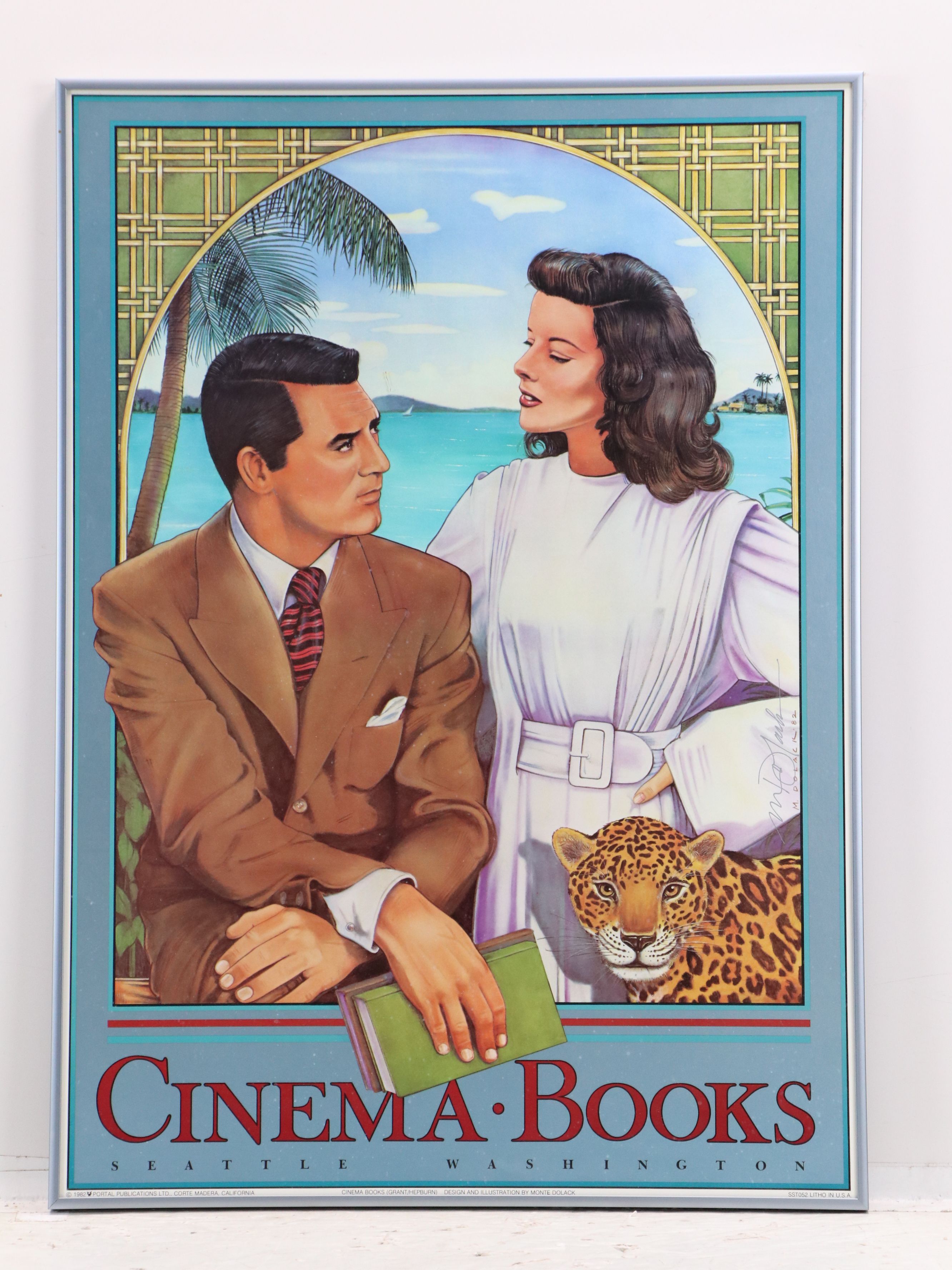 Monte Dolack Offset Lithographs For "Seven Gables" and "Cinema - Books," 1982