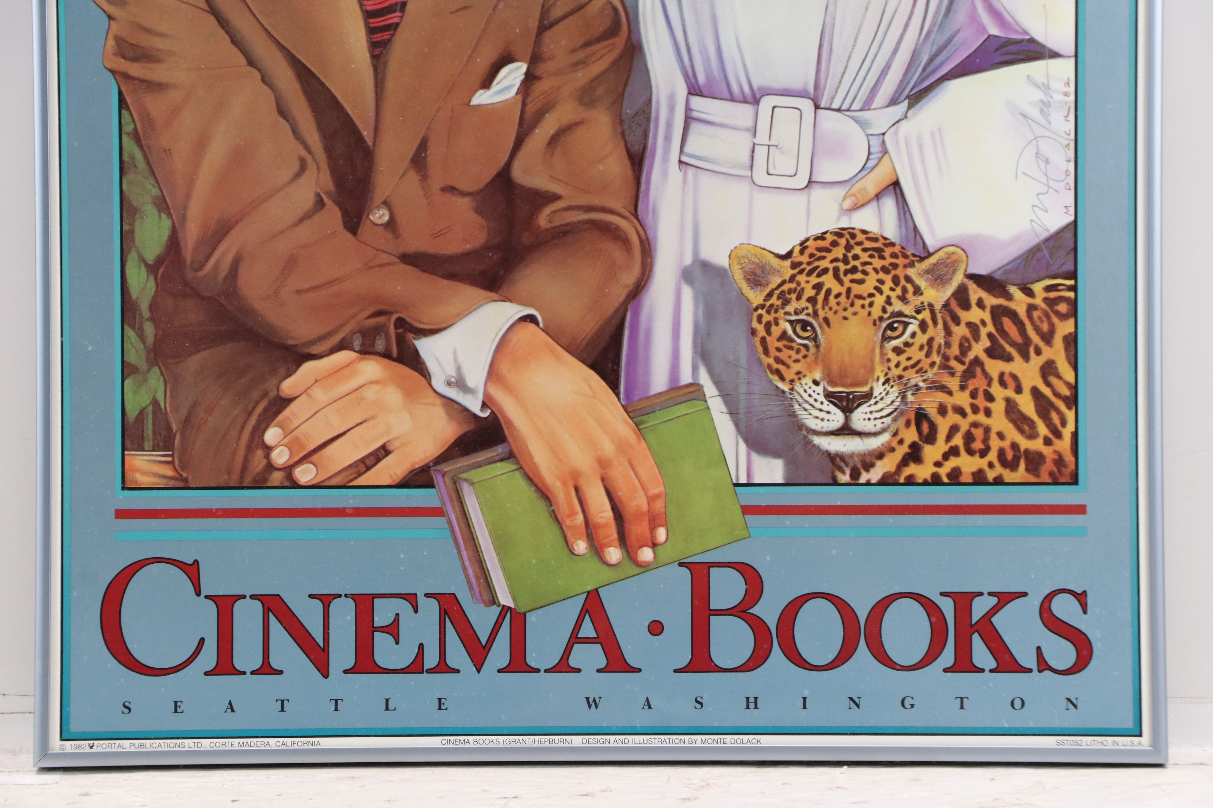 Monte Dolack Offset Lithographs For "Seven Gables" and "Cinema - Books," 1982