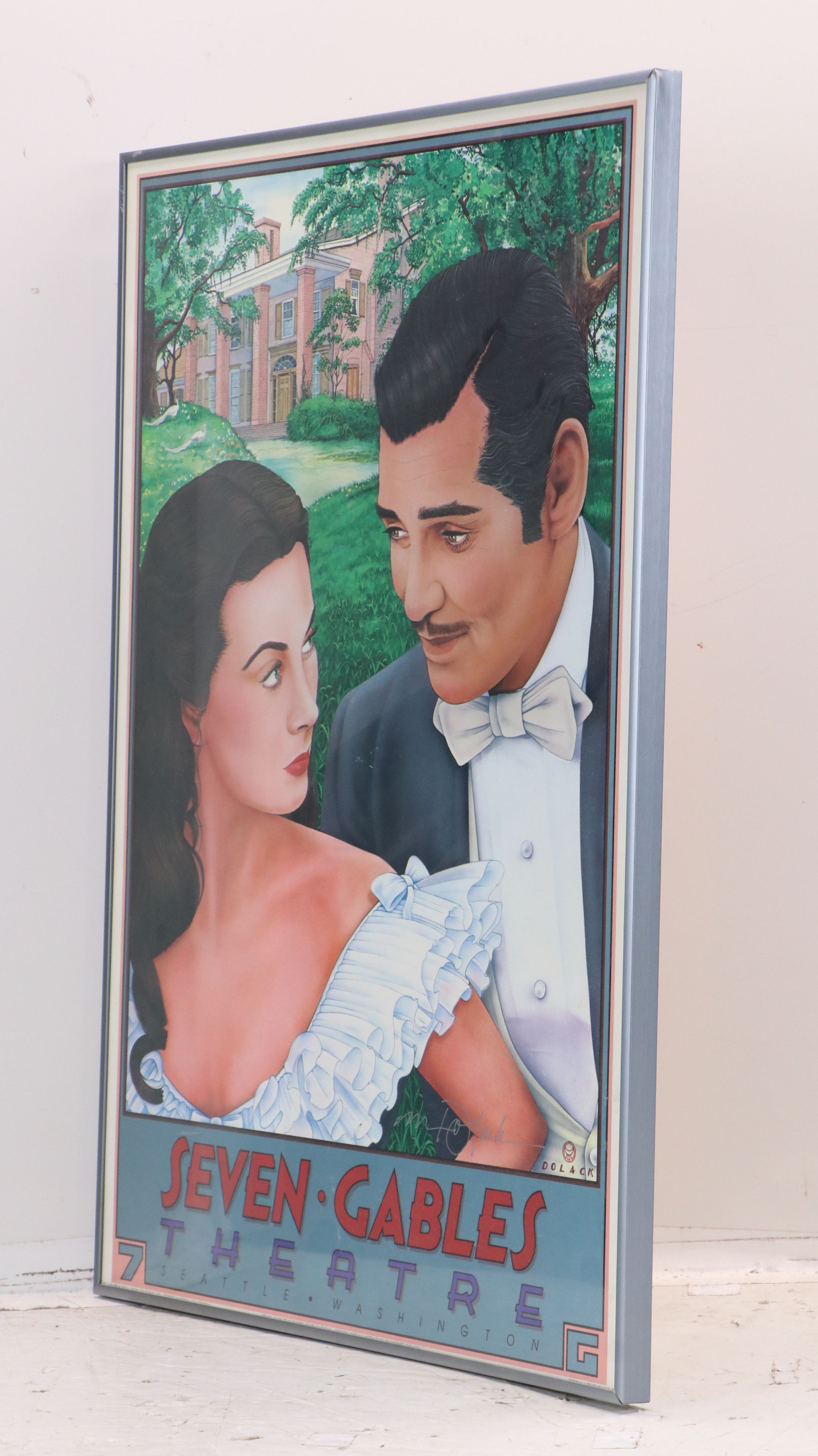 Monte Dolack Offset Lithographs For "Seven Gables" and "Cinema - Books," 1982