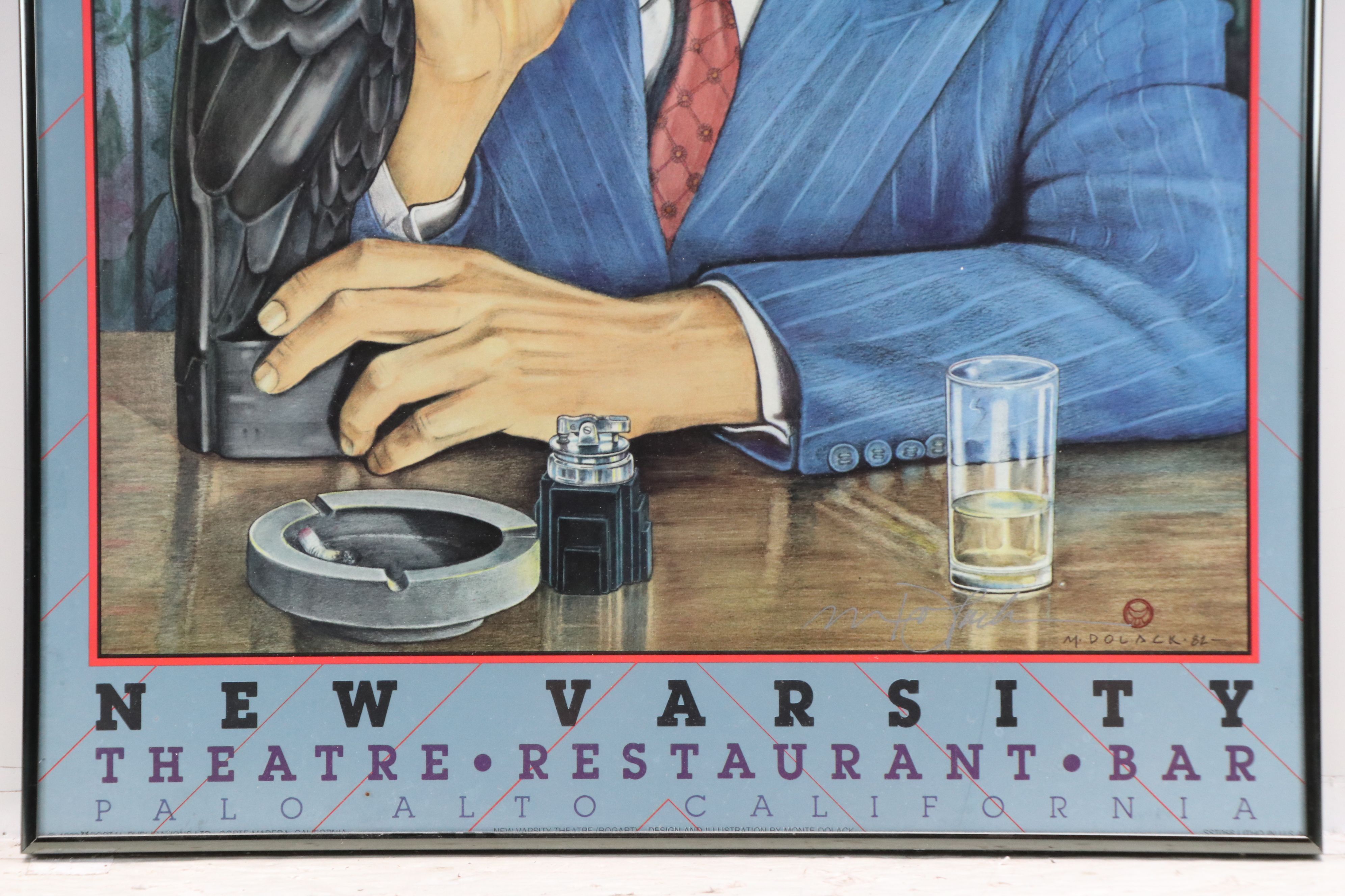 Monte Dolack Offset Lithographs For "Mercy Theatres" and "New Varsity," 1982