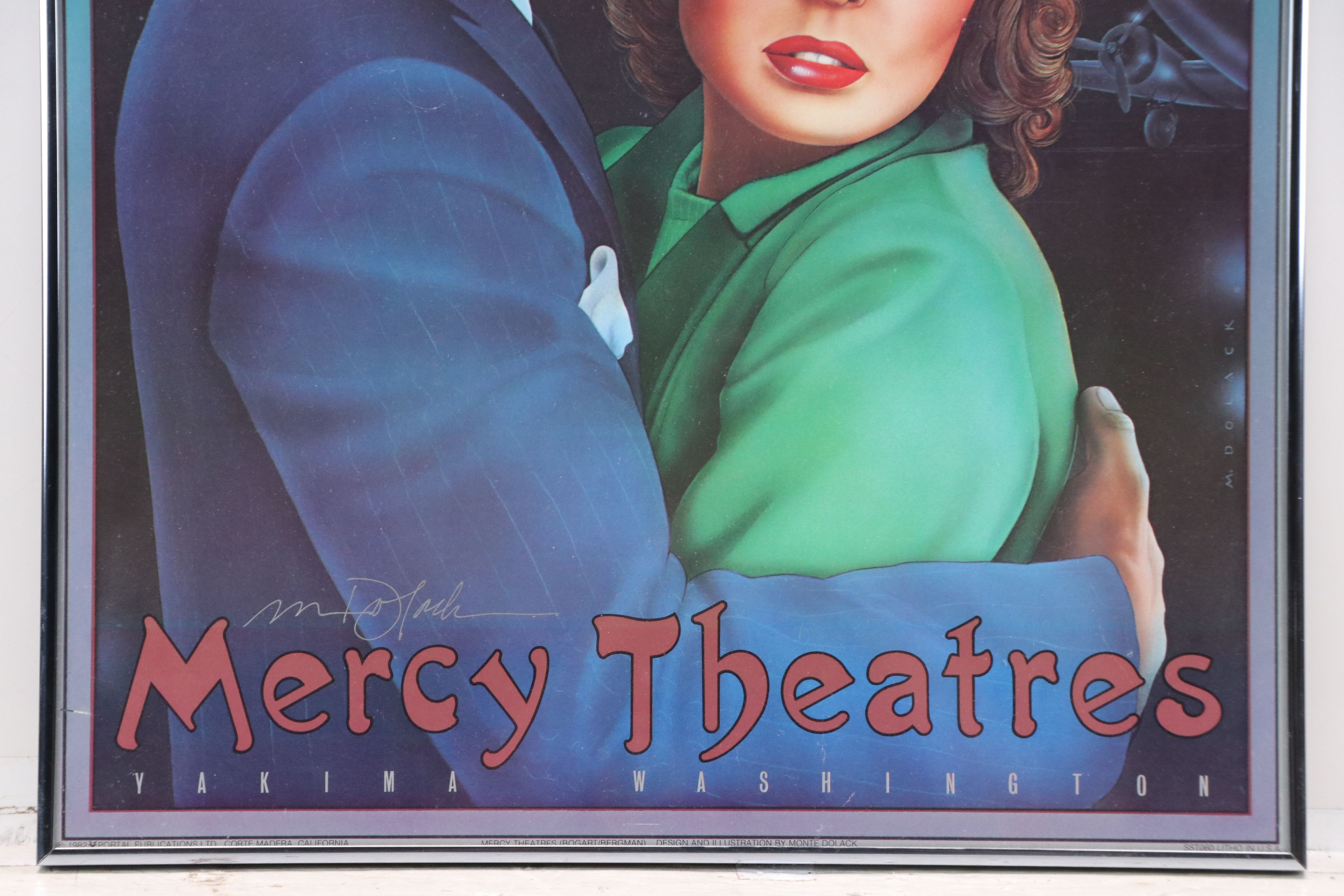 Monte Dolack Offset Lithographs For "Mercy Theatres" and "New Varsity," 1982