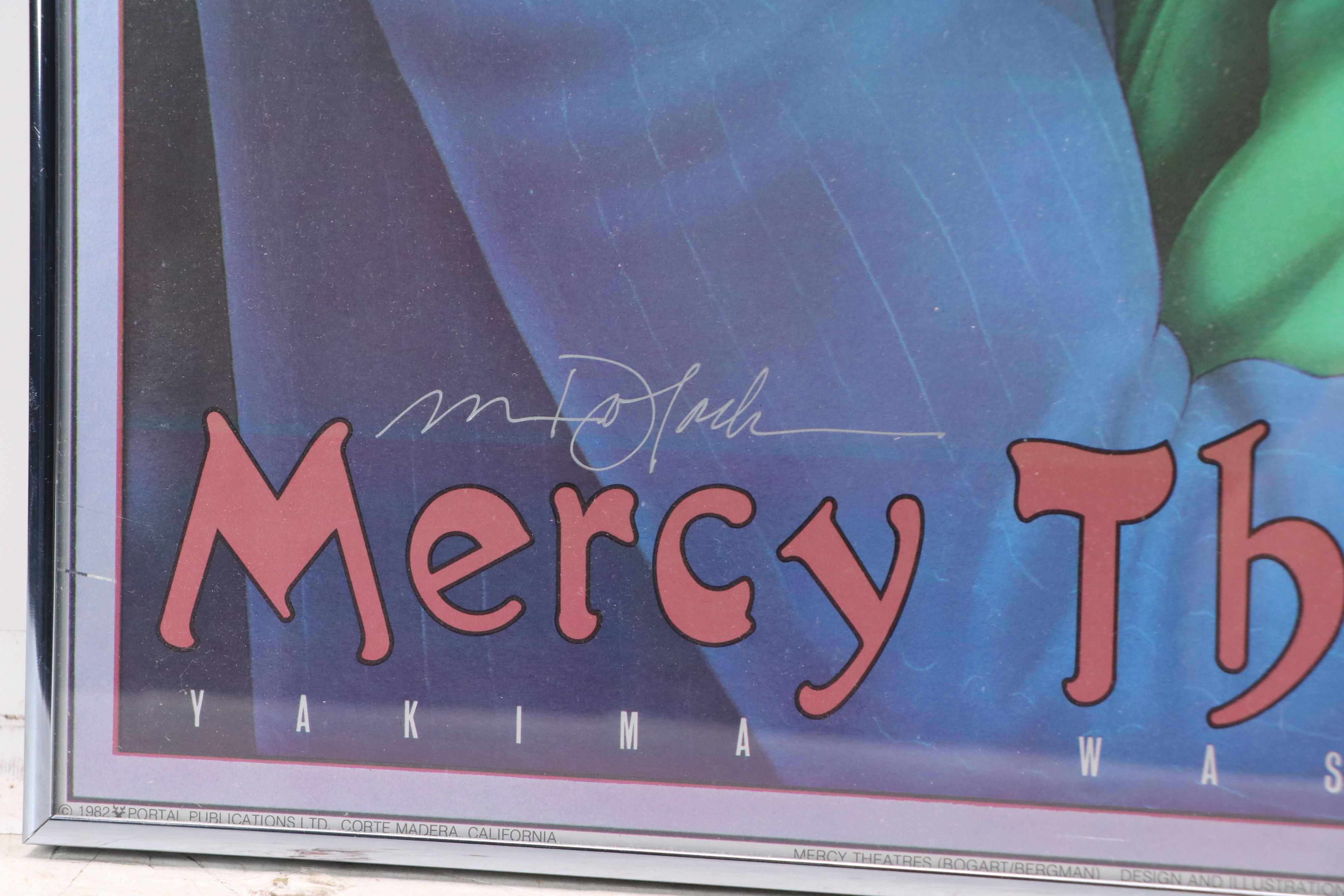 Monte Dolack Offset Lithographs For "Mercy Theatres" and "New Varsity," 1982