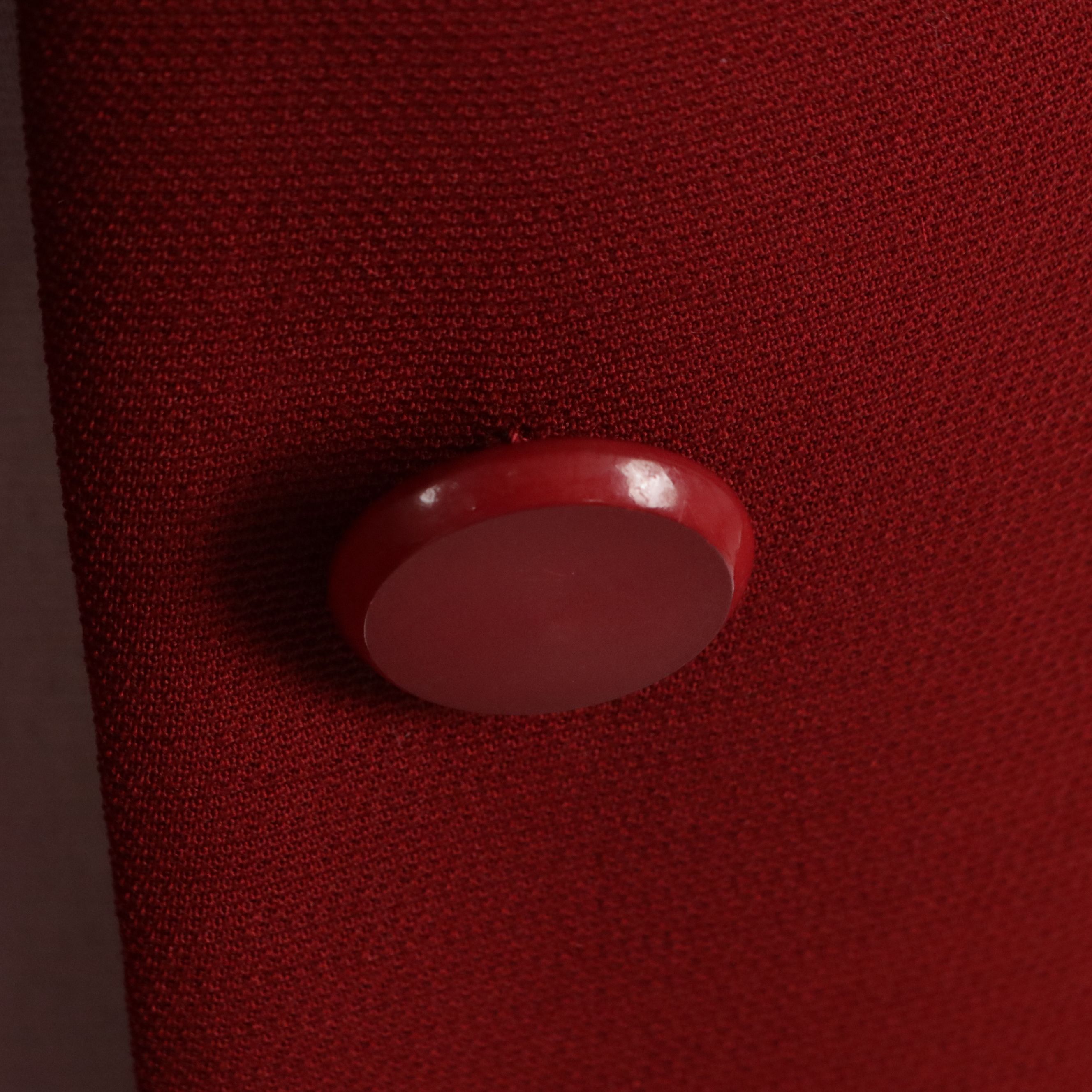 Yves Saint Laurent Collarless Jacket in Wool Serge