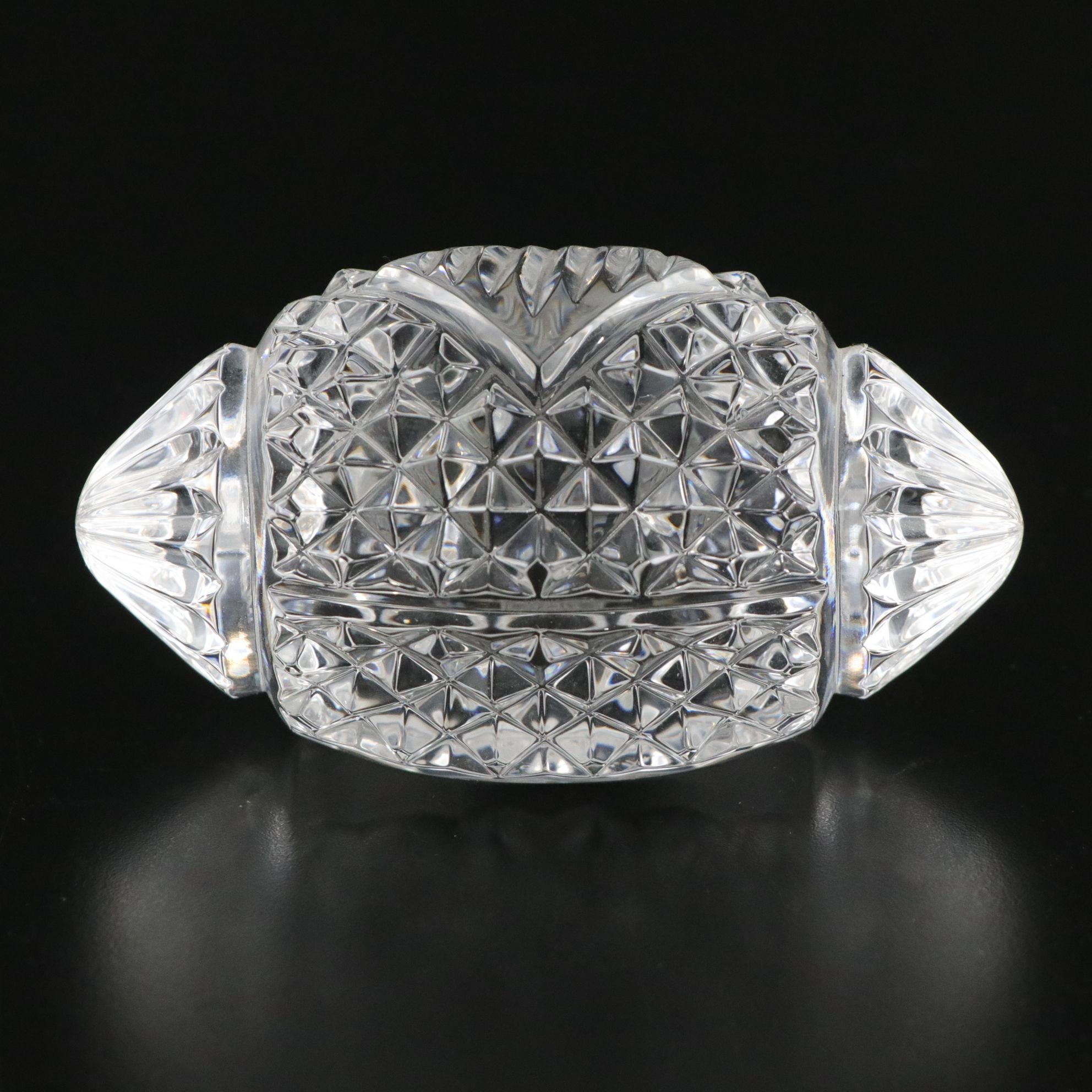 Waterford Crystal Ohio State 2002 National Championship Football Paperweight